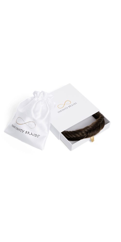 Infinity Braids Kunsthaar-Extension Infinity Braids Fishtail Braid Jolie Mocha-Chino