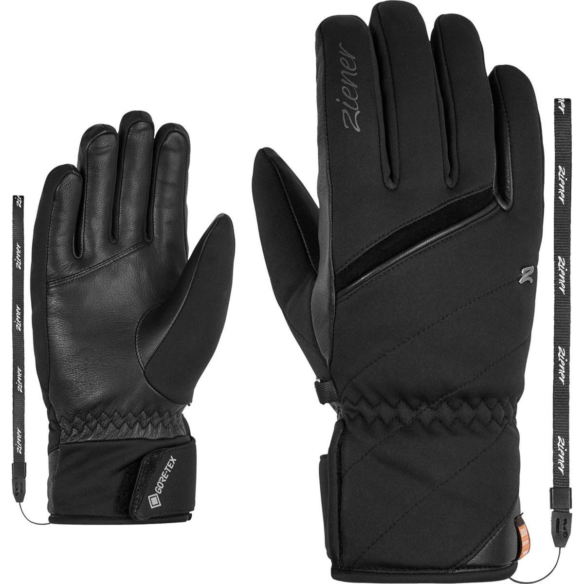 Ziener Skihandschuhe Kiyuna GTX PR Lady Glove Wasserdichte, atmungsaktive Skihandschuhe mit innovativer Isolierung