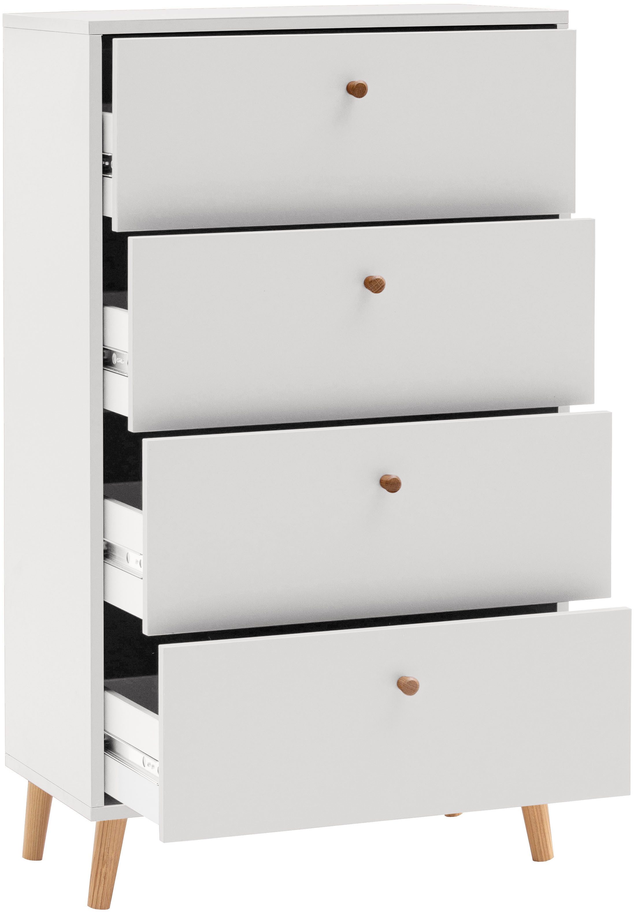 Schildmeyer Kommode Bjarne, Kommode, melaminharzbeschichtet, Made in Germany, B: 60 cm (1 St), Solide Verarbeitung - Dieses Produkt ist in Deutschland gefertigt