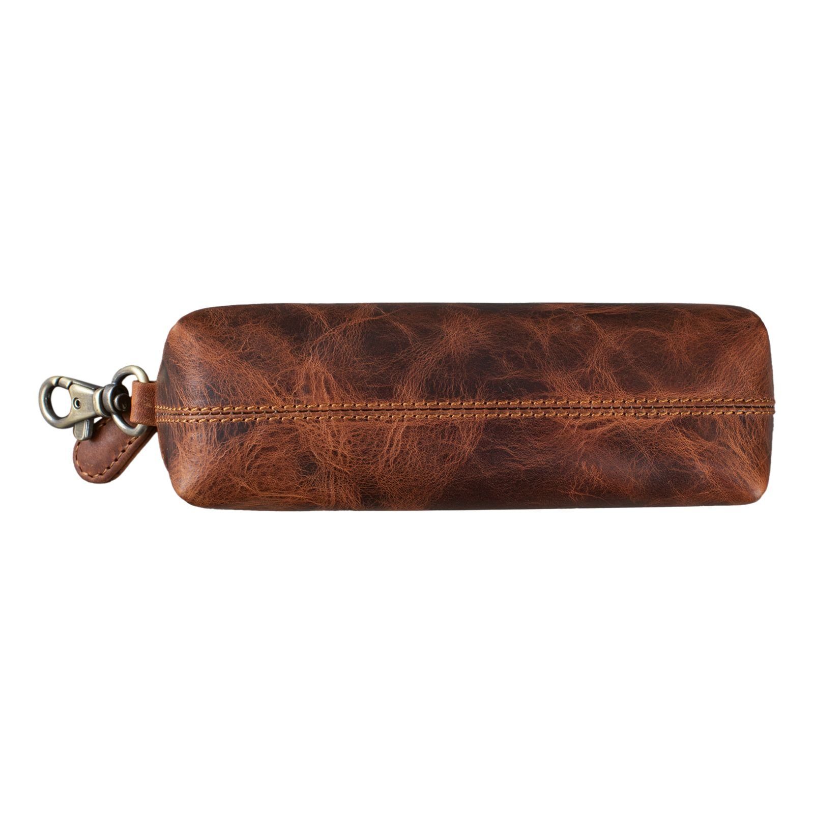 cognac Stifte und "Camillo" - Schlüssel kara Etui Lederetui STILORD