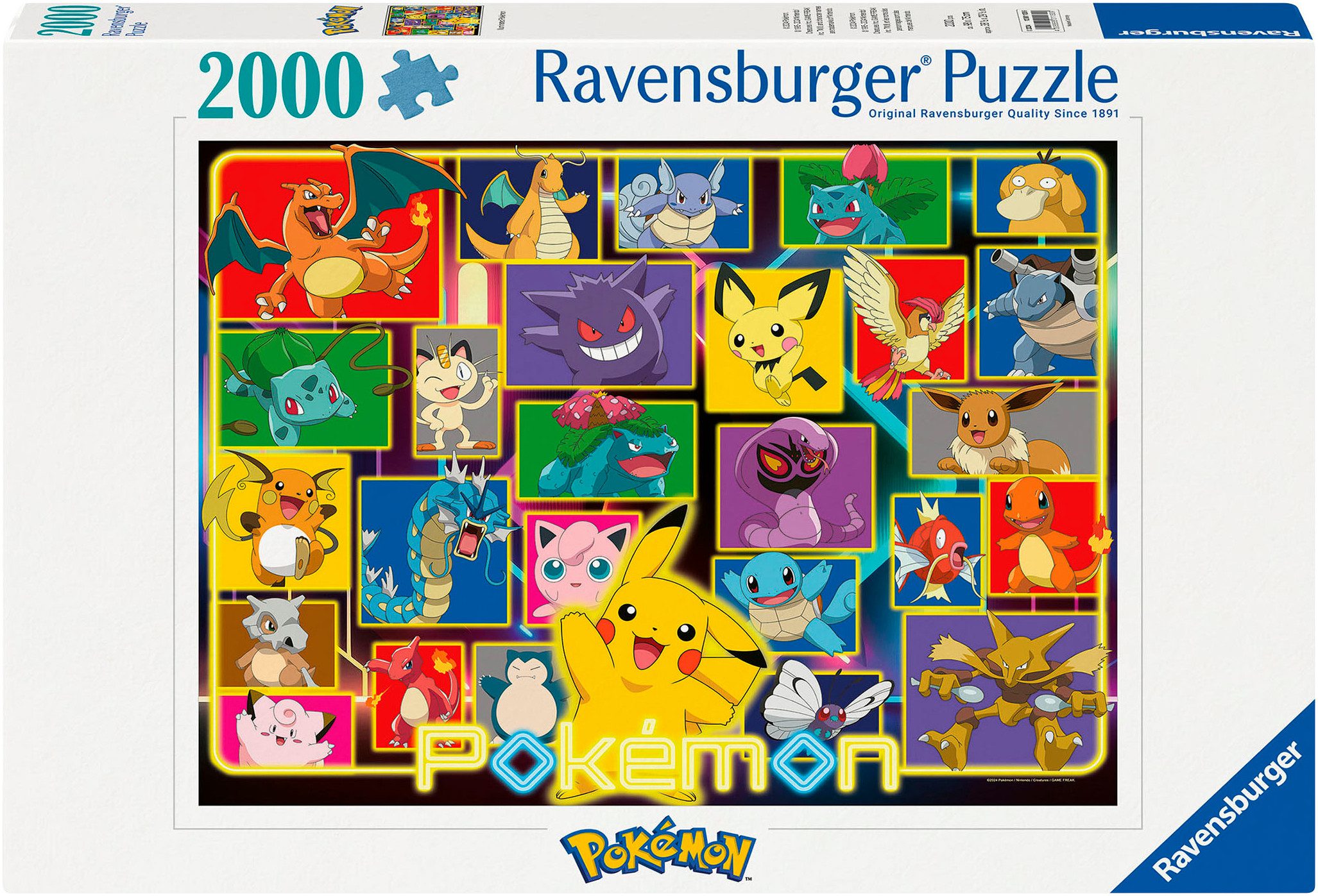 Ravensburger Puzzle Leuchtende Pokémon, 2000 Puzzleteile, Made in Germany günstig online kaufen