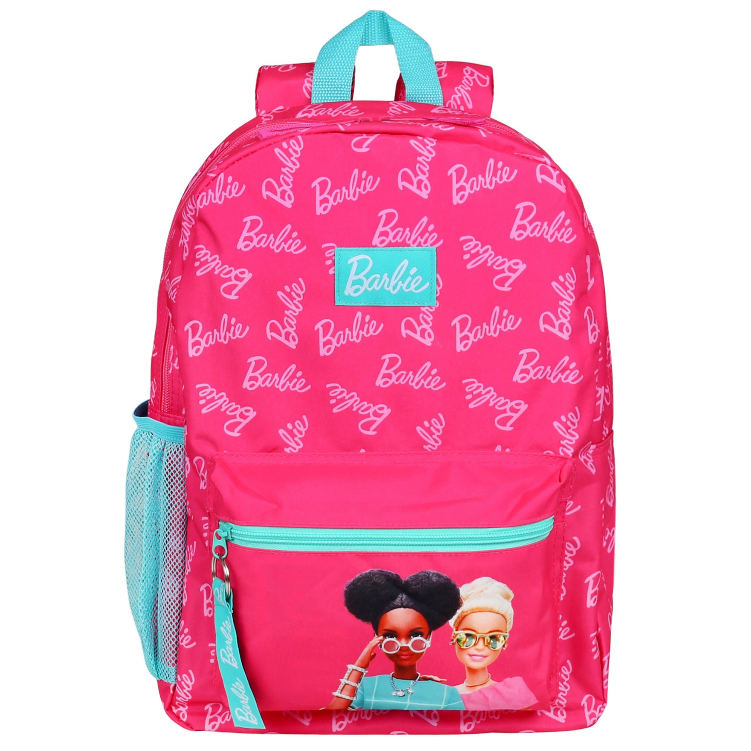 Schulrucksack Barbie Soft Schulrucksack für Mädchen, rosa Rucksack 40x28x11cm