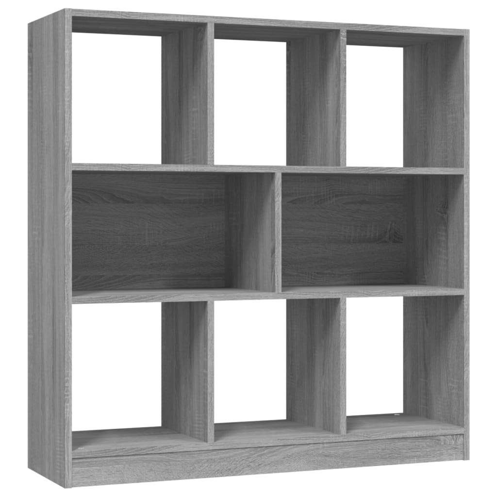 cm Bücherregal 97,5x29,5x100 furnicato Holzwerkstoff Sonoma Grau