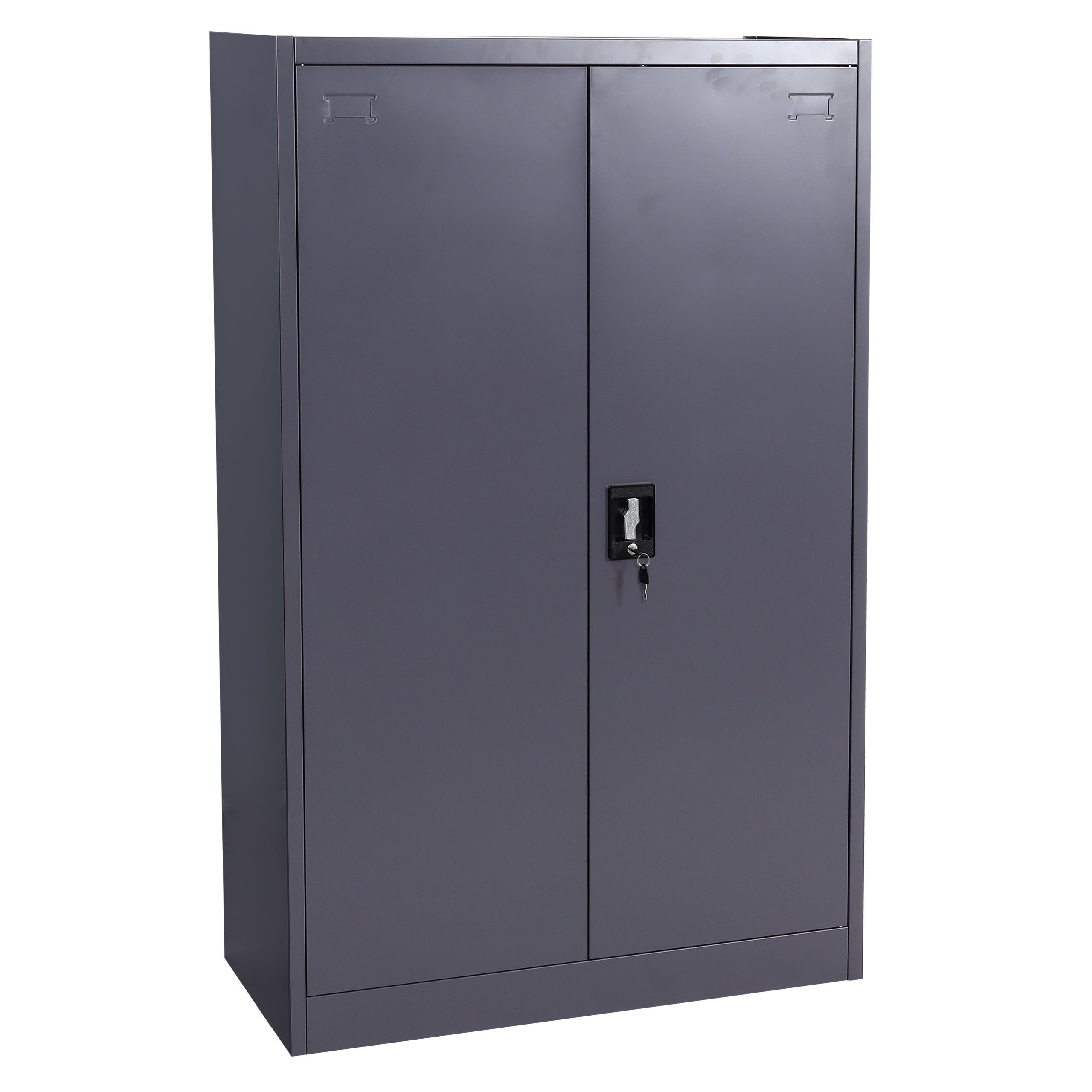 Bonusall Metall-Garagen-Schrank – 182,9 Cm Hoch, 2 Türen, 4 Verstellbare Regale, Verschließbar, Aus Robustem Stahl