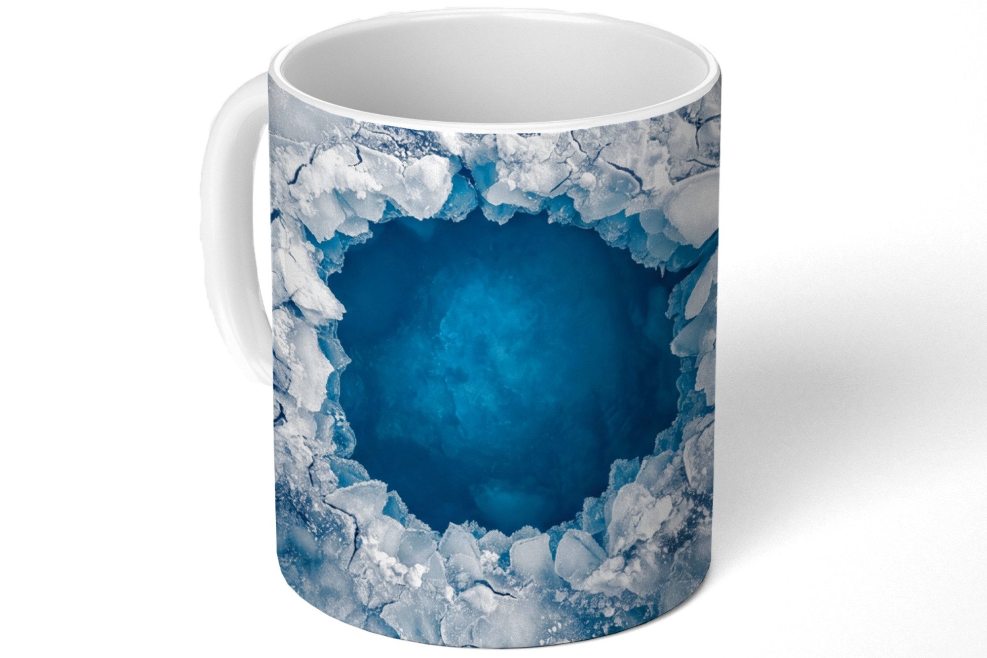 MuchoWow Tasse Eiscreme - Blau