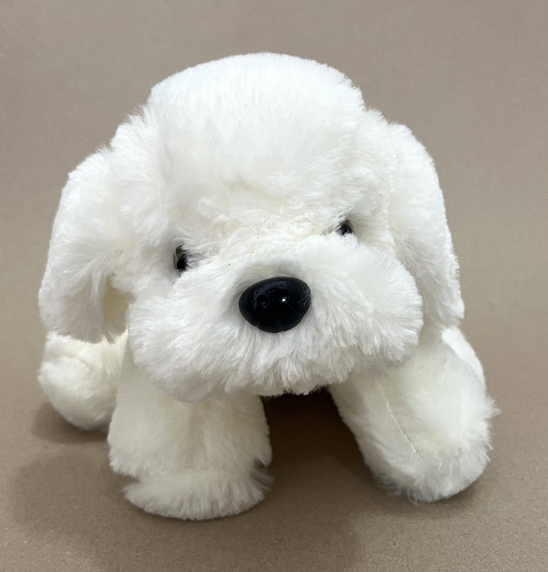 Plüschfigur Stofftier Hund Malteser Weiß Klein 26 cm