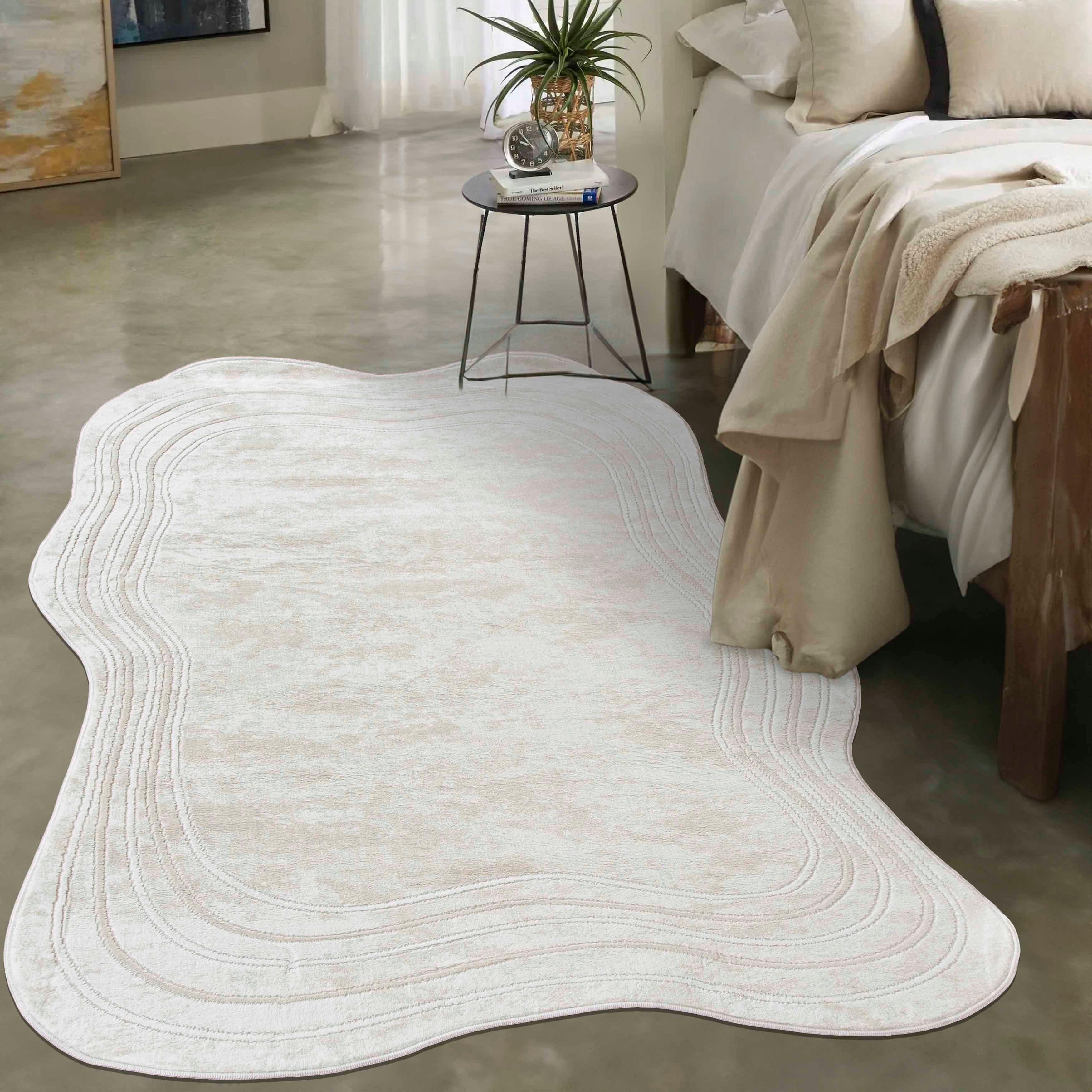 Mazovia Designteppich Modern Unregelmäßig Teppich Weich günstig online kaufen