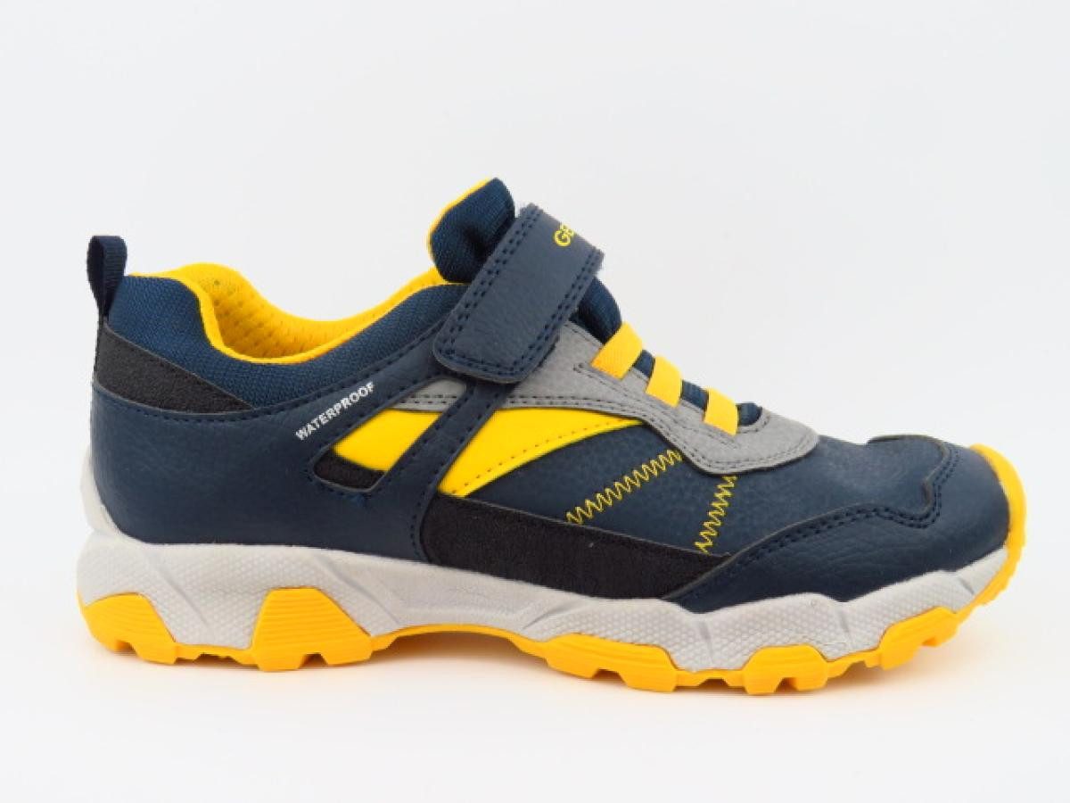 Geox Magnetar navy/yellow Schnürschuh
