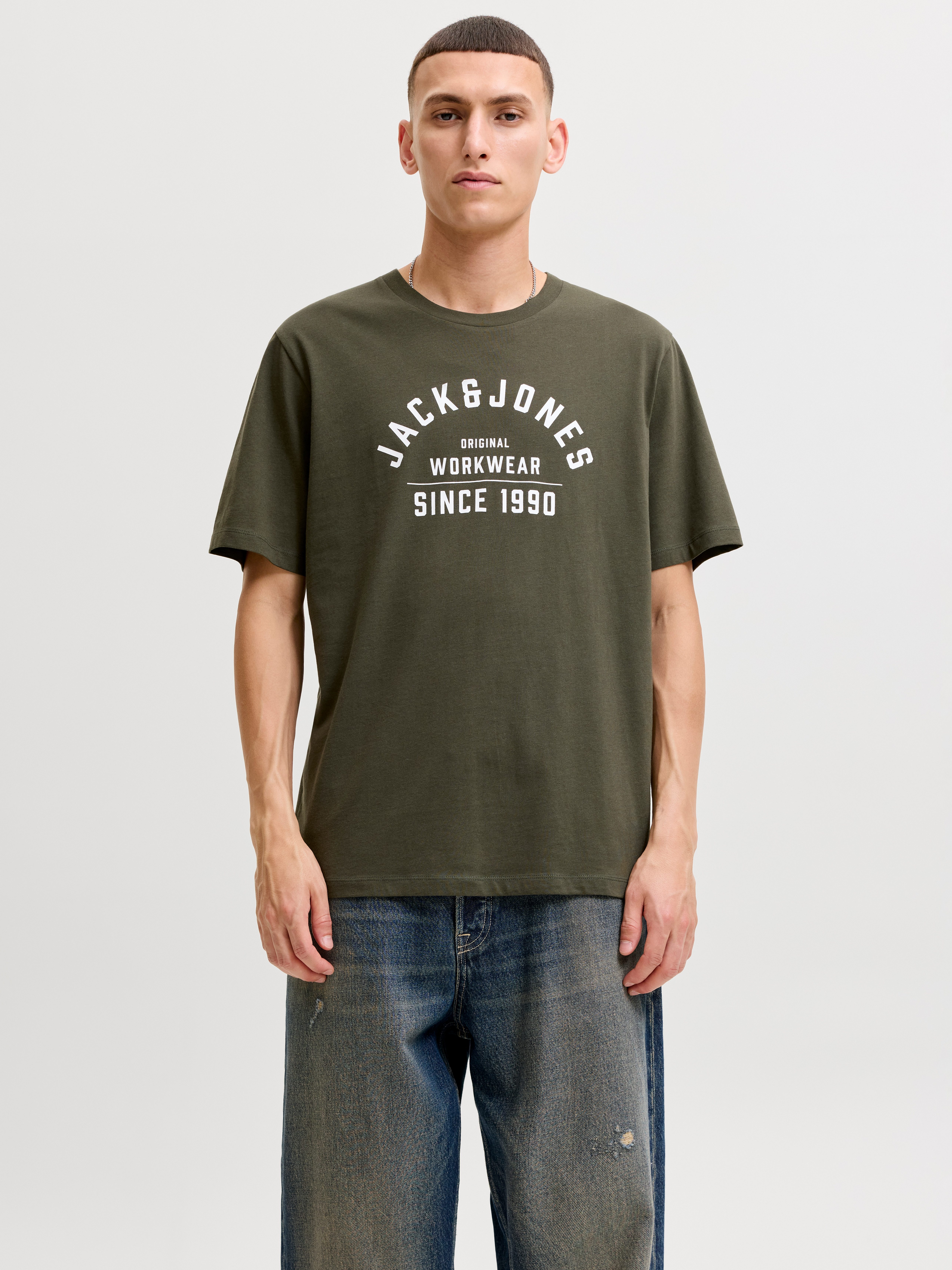 Jack & Jones Rundhalsshirt JPRBLUTHOR SS TEE FST Baumwolle, regular fit