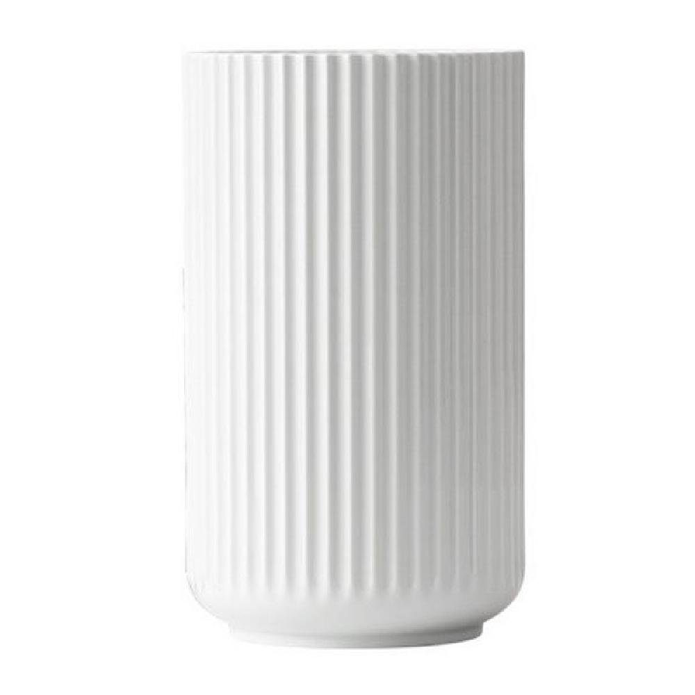 Lyngby Porcelæn Dekovase Porcelain Vase Porzellan Weiß Matt (25cm)