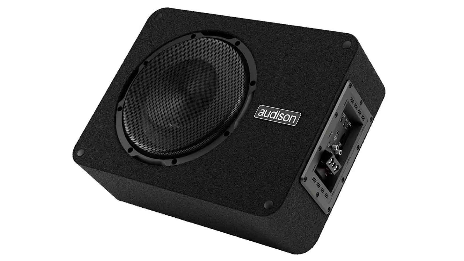 Audison APBX 10 AS2 25cm Gehäuse Aktiv-Subwoofer Auto-Subwoofer (400 W, max.: W 25 cm)