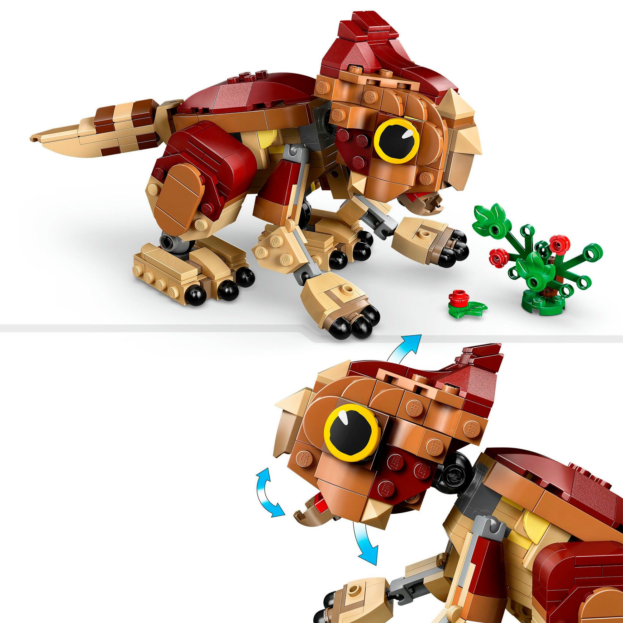 LEGO® Babydinosaurier Dolores: Aquilops (76970), LEGO Jurassic World Konstruktionsspielsteine, (339 St), Made in Europe – Bild 4 von 5