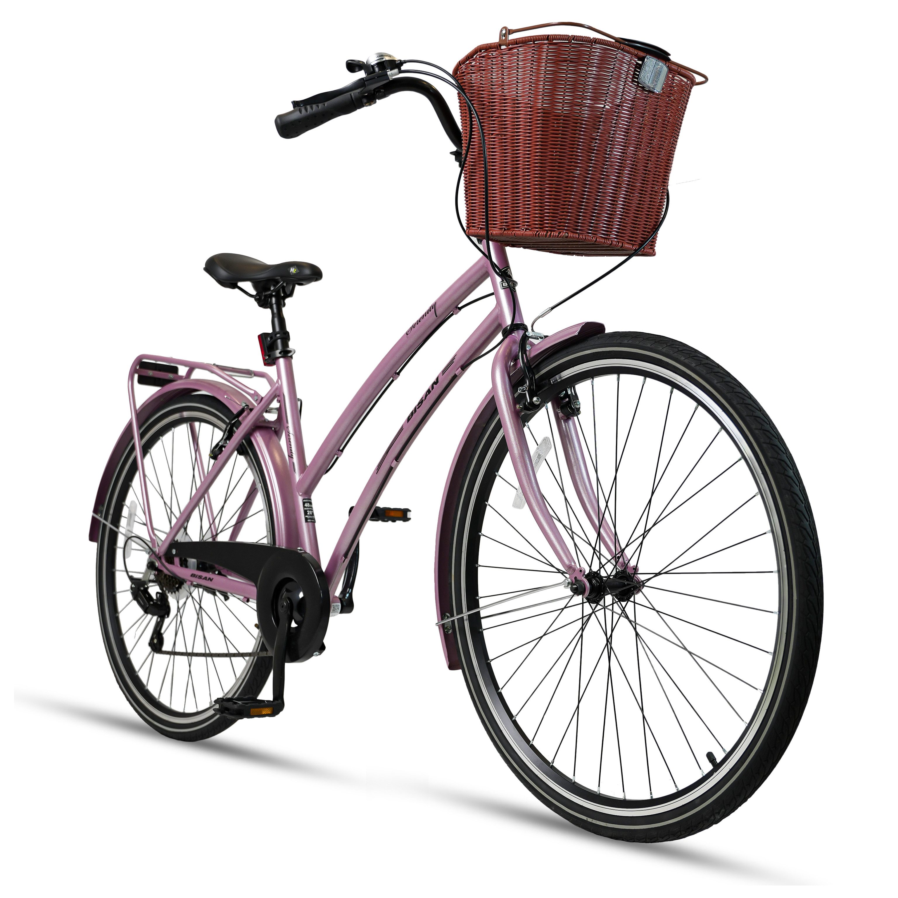 Cityrad SERENITY S 28 Zoll Design Damenfahrrad, ab 12 Jahren, Klick-Korb