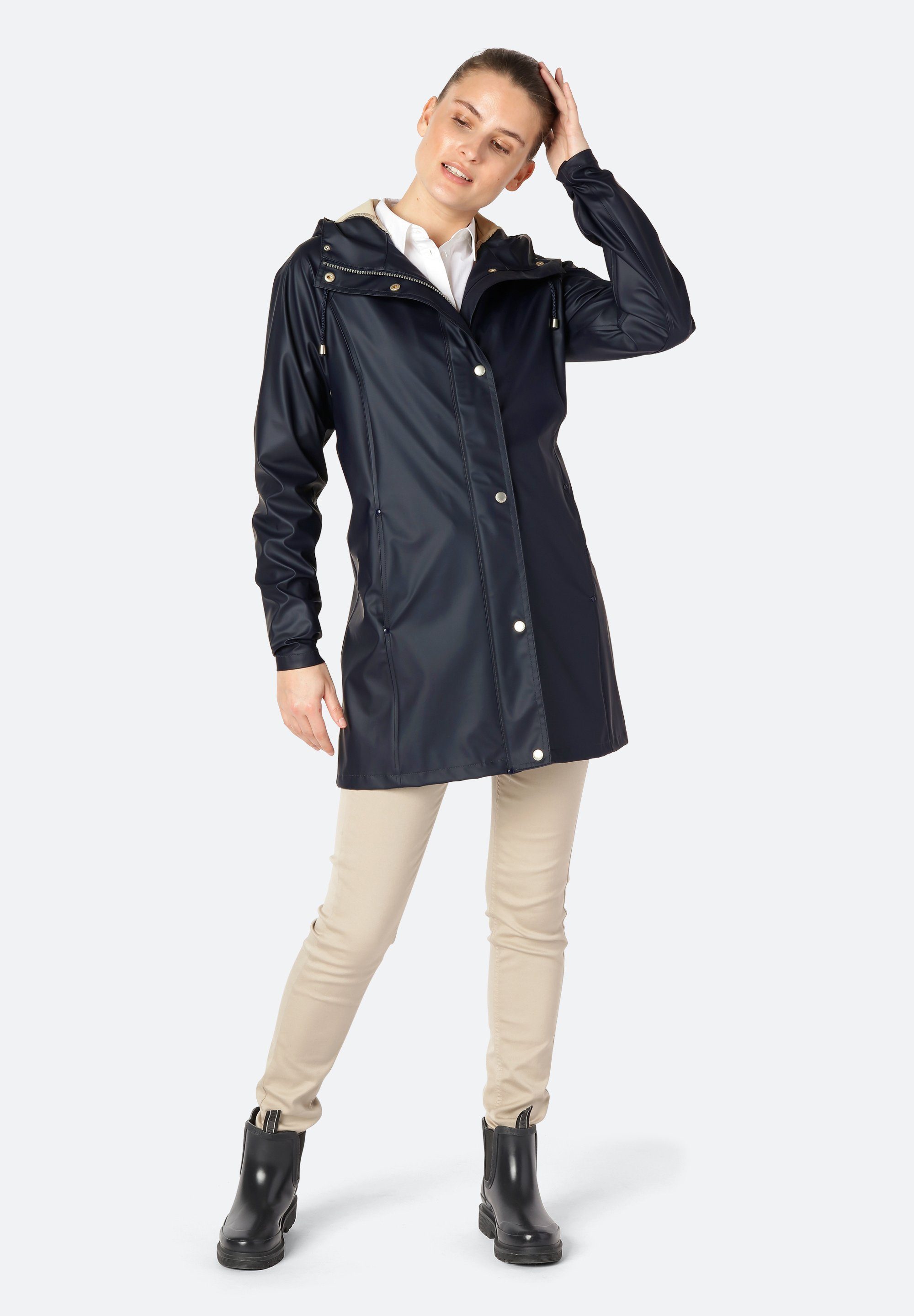 Ilse Jacobsen Regenmantel RAIN87 Leicht & flexibel, perfekt für Regenwetter, weich & bequem