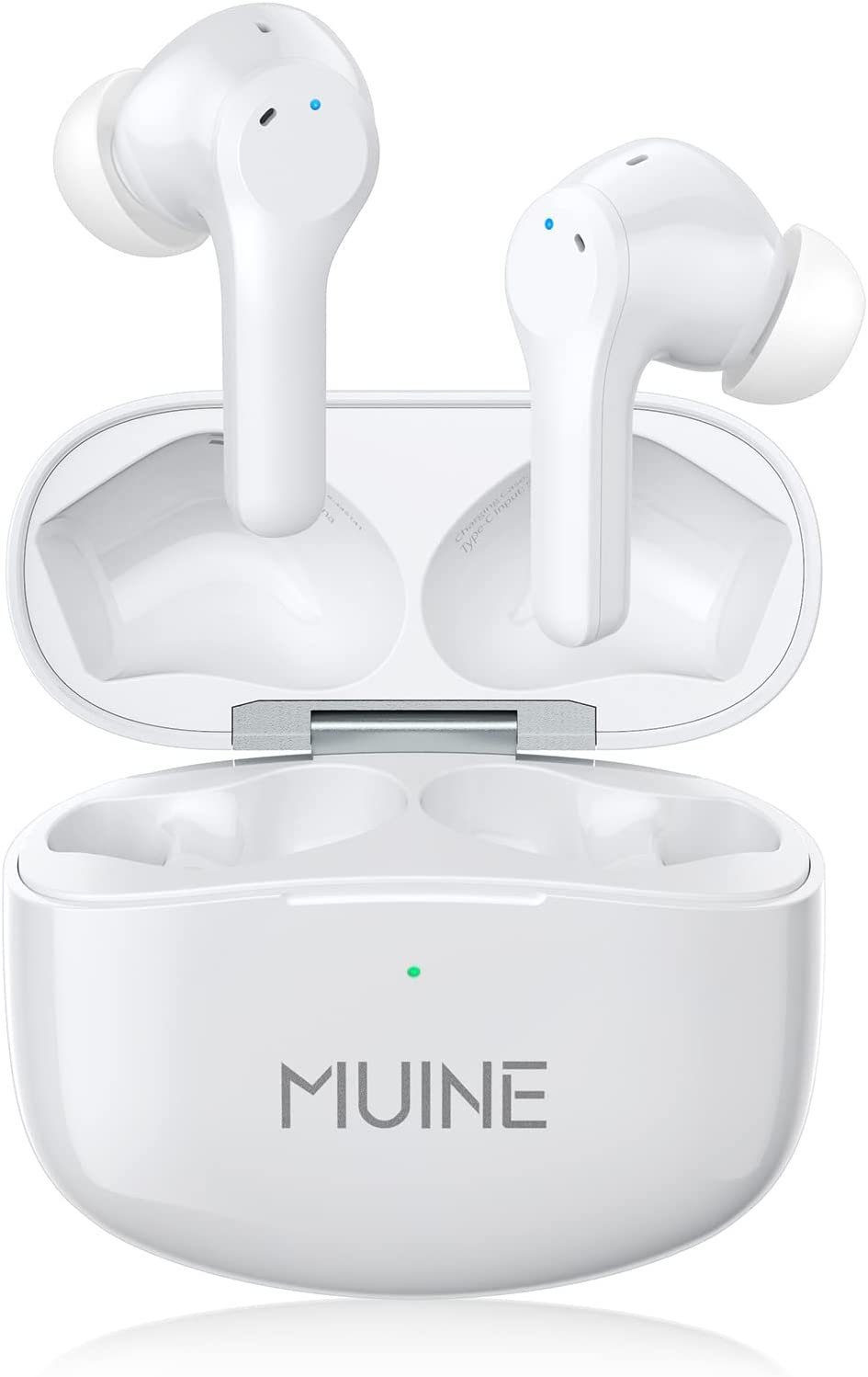 MUINE wireless In-Ear-Kopfhörer (Bluetooth Kopfhörer, kabellose Köpfhörer mit Mikrofon)