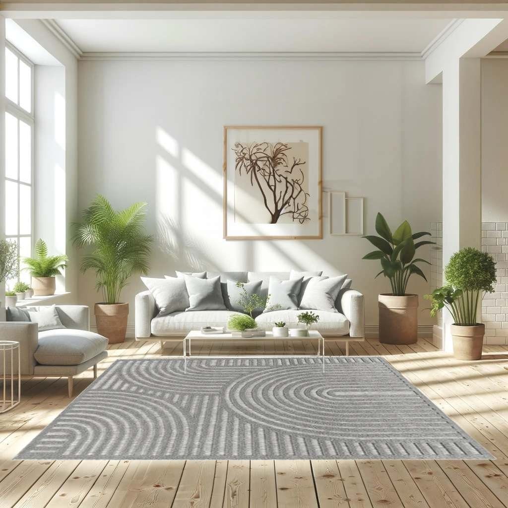 TaraCarpet Teppich Indoor und Outdoor Teppich wetterfest Barcelona Wave Boh günstig online kaufen