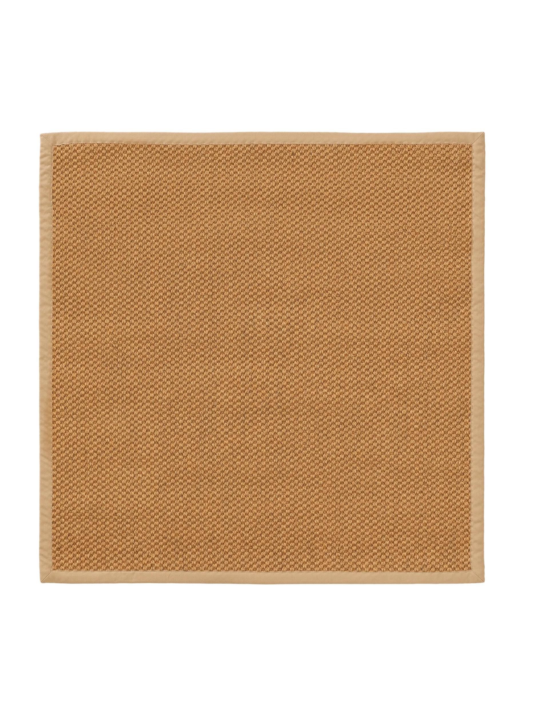 benuta Sisalteppich Greta, quadratisch, Höhe: 5 mm, 100% Sisal Naturfaser, Teppich Wohnzimmer, Esszimmer, Schlafzimmer