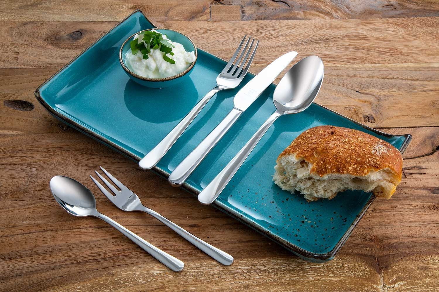 Justinus Besteck-Set STYLE ART, 30-teilig, 6 Personen, Edelstahl (30-tlg), 6 Personen, Edelstahl