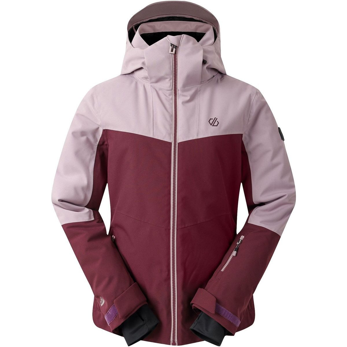 Dare2b Skijacke Iced Jacket Women Wasserdichte, atmungsaktive Skijacke mit recycelten Materialien und