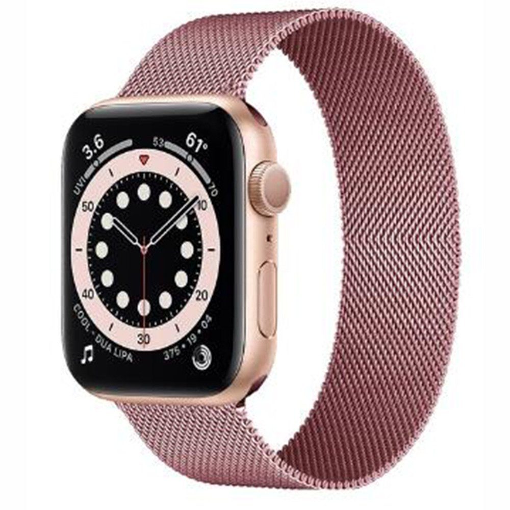 ELEKIN Smartwatch-Armband »Kompatibel mit Apple Watch Band 38 mm 40 mm 42  mm 44 mm, Edelstahl«