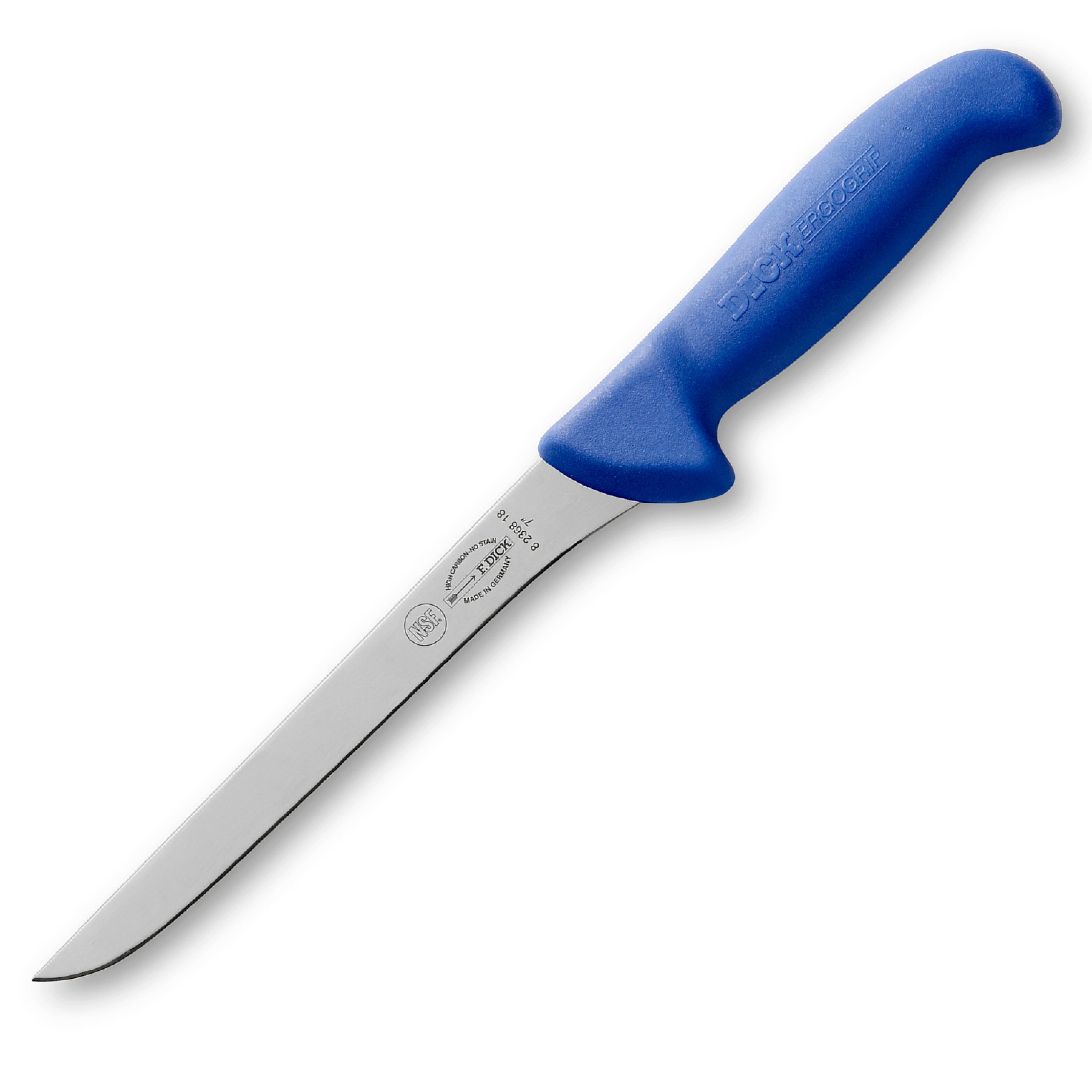 F. DICK Fleischmesser F. DICK Ausbeinmesser Steif Metzgermesser ErgoGrip Messer Klinge 18cm