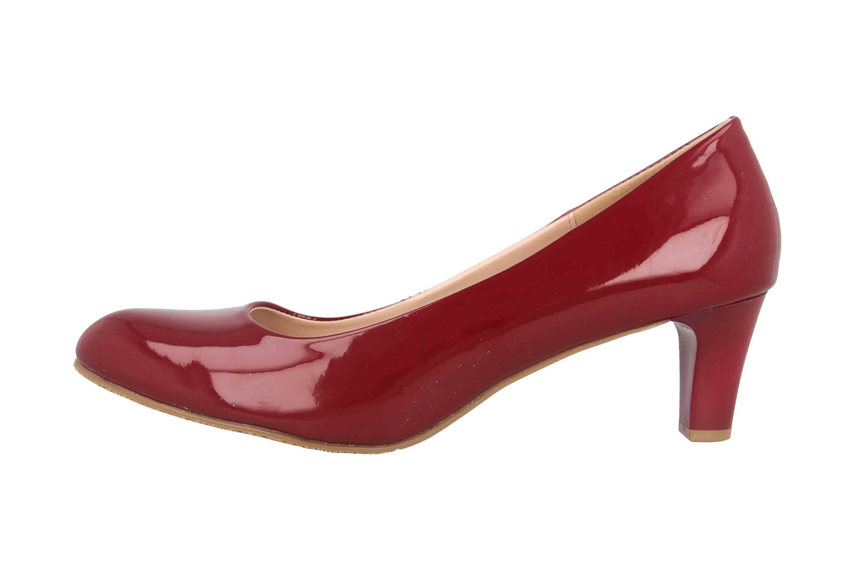 LadyPepp 2GY0211501 Burgundy Patent Pumps