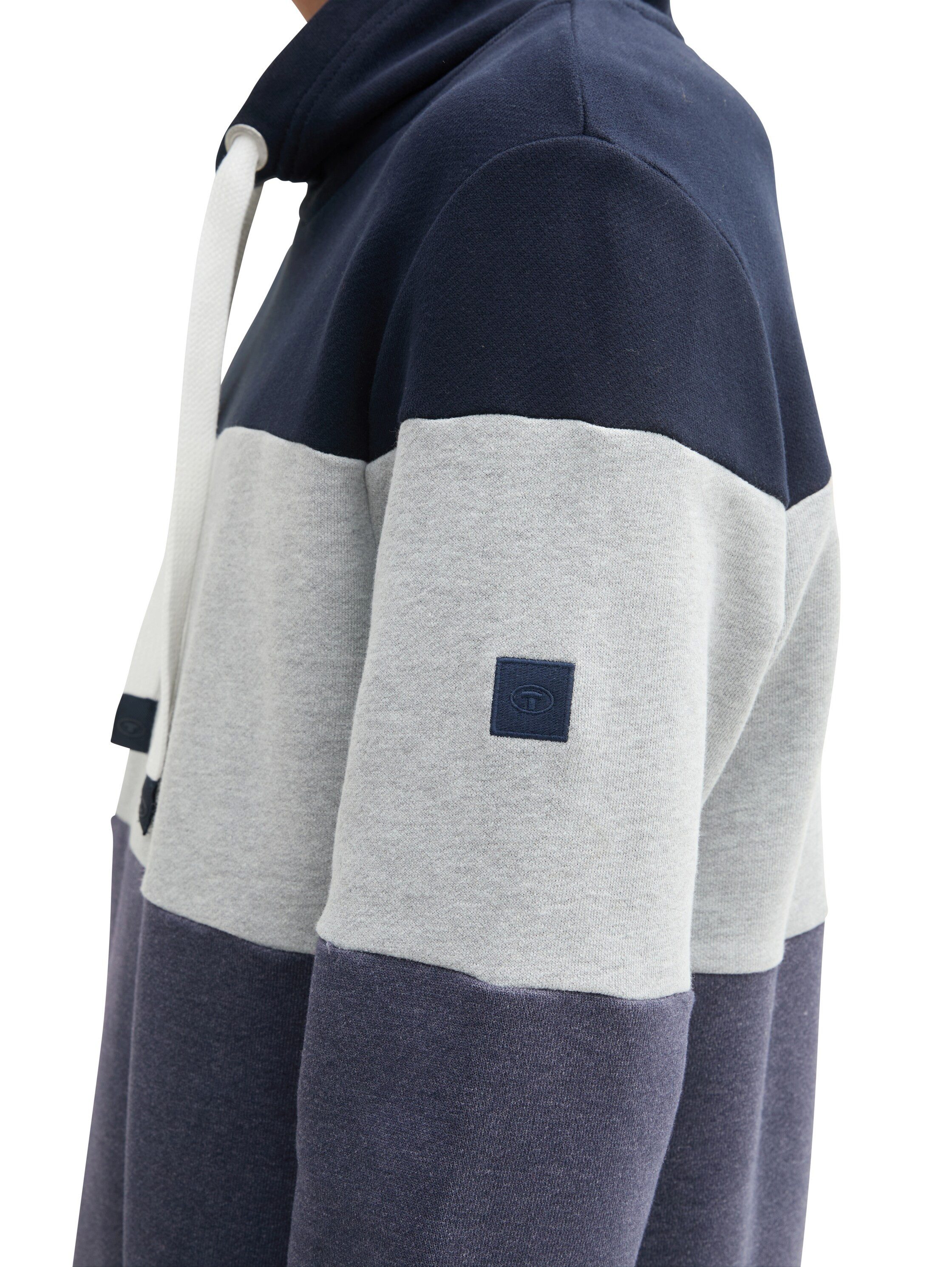 TOM TAILOR Sweatshirt mit Colour Blocking