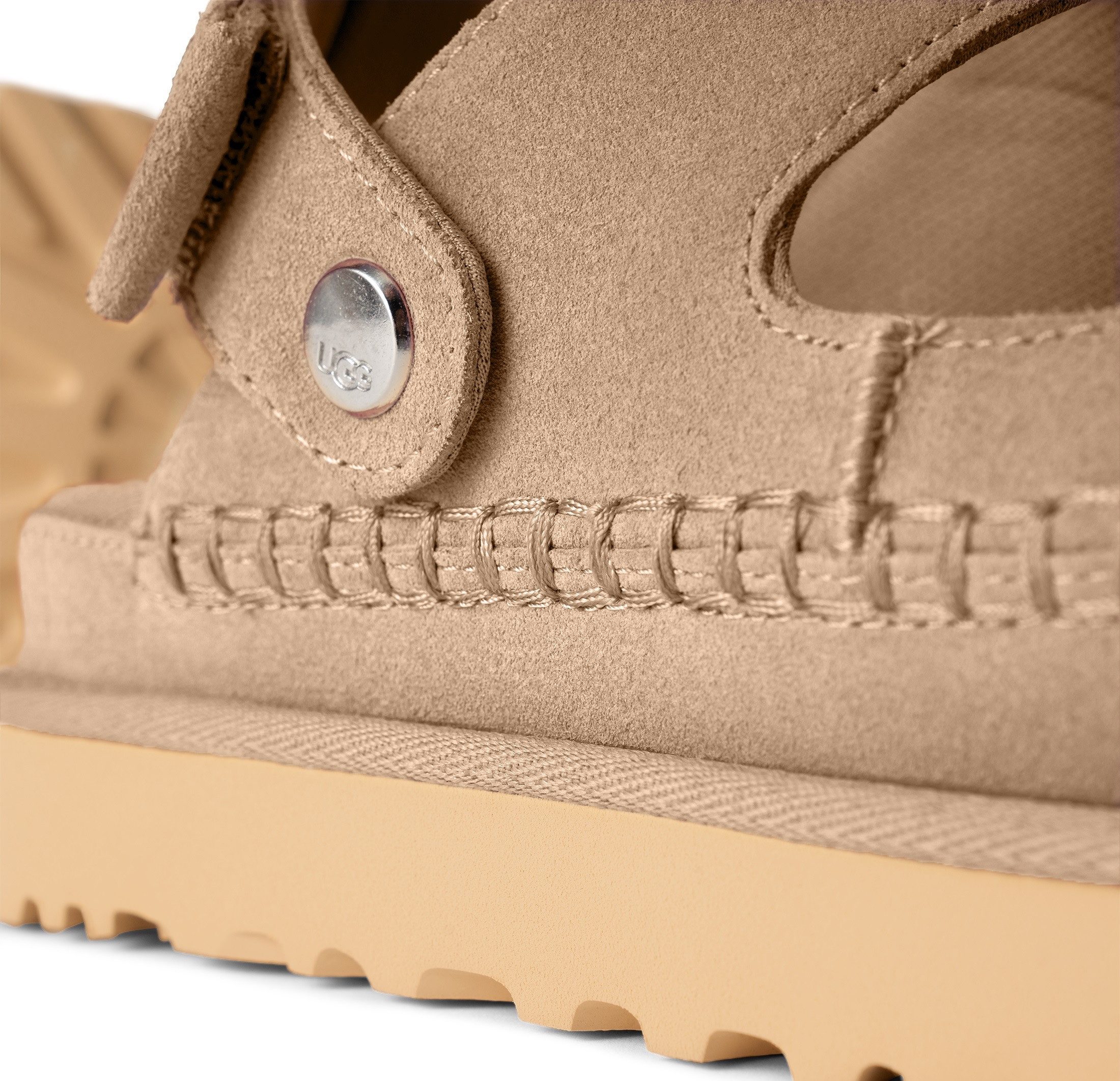 UGG GOLDENSTAR GLIDE Plateausandale, Clog, Mule, Sommerschuh mit weichem Fußbett