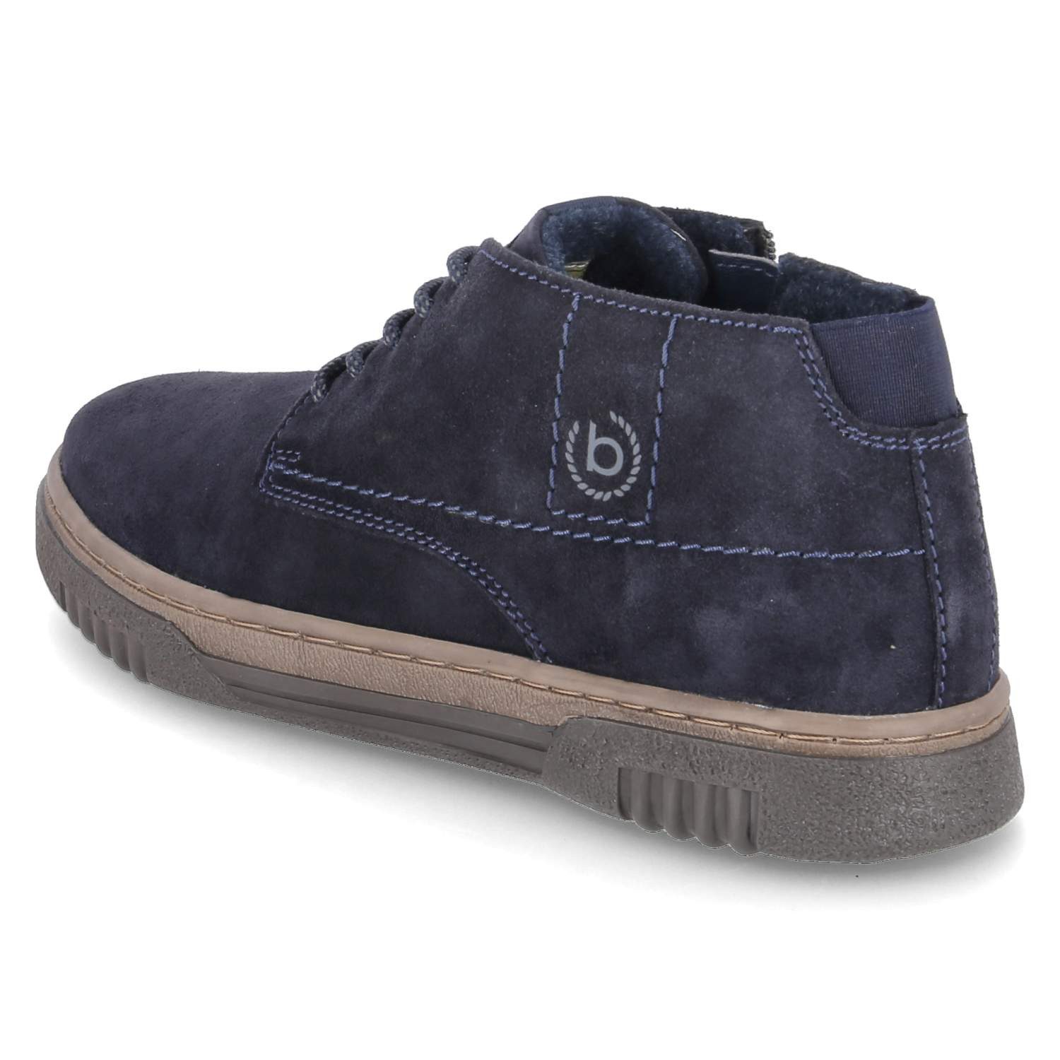 bugatti Bugatti 321A5Z341400-4100 Herren Rauleder blau Schnürstiefel