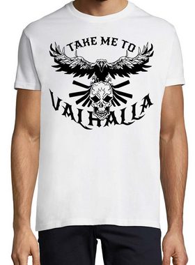 Youth Designz T-Shirt Take me to Valhalla Herren T-Shirt mit Trendigem Frontdruck