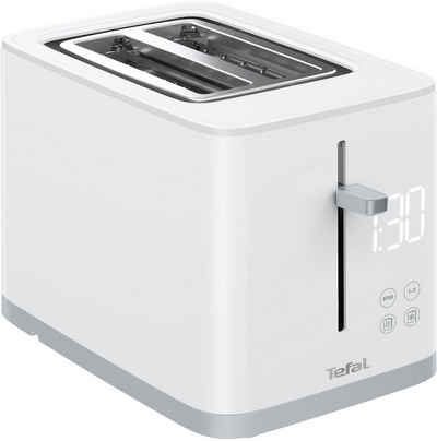Tefal Toaster TT6931 Sense, 2 kurze Schlitze, 850 W, Countdown-Timer, Krümelschublade, Anhebevorrichtung, Brotzentrierung