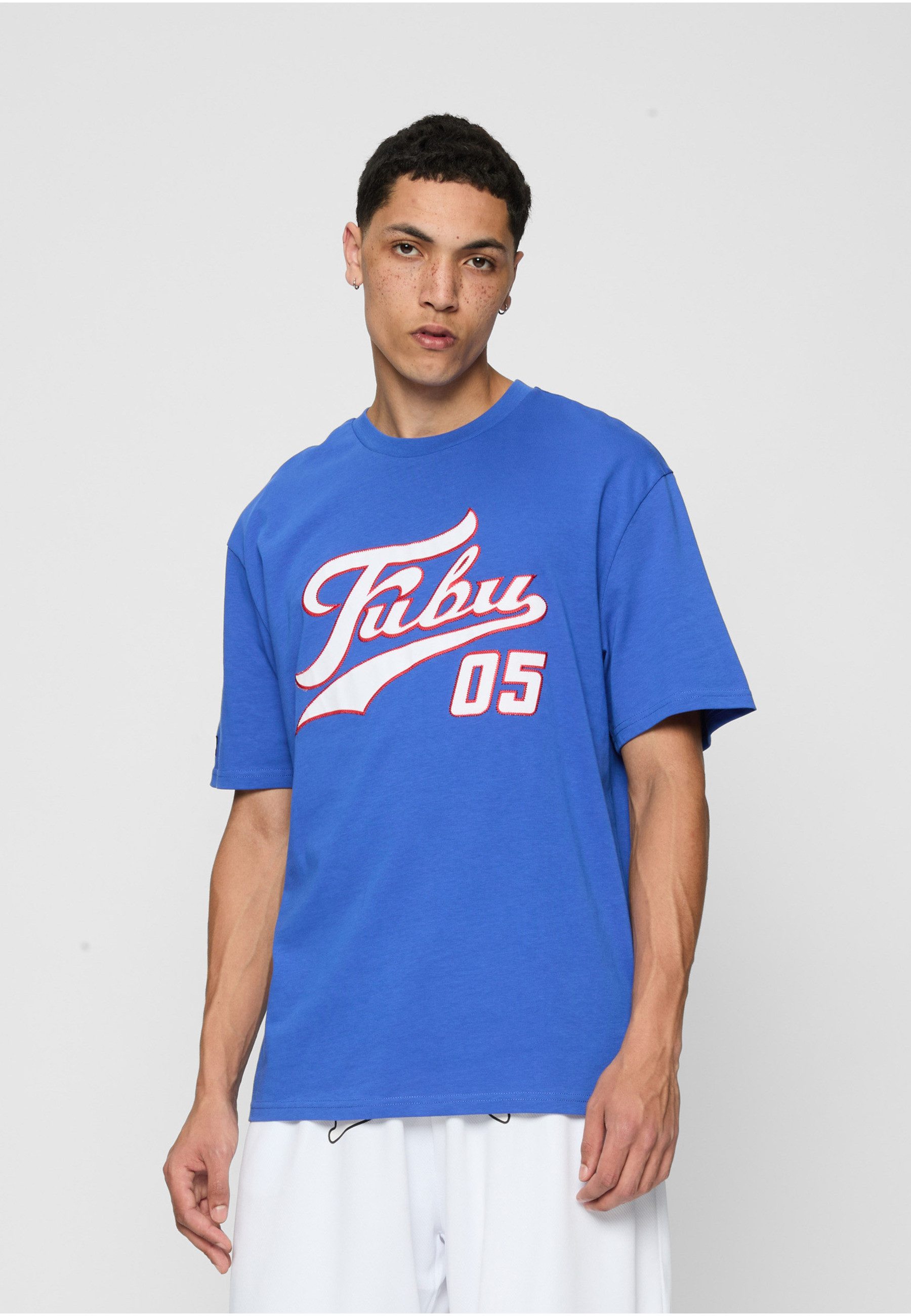Fubu T-Shirt Fubu FBMQ12111BLU Fubu Varsity T-Shirt (1-tlg)