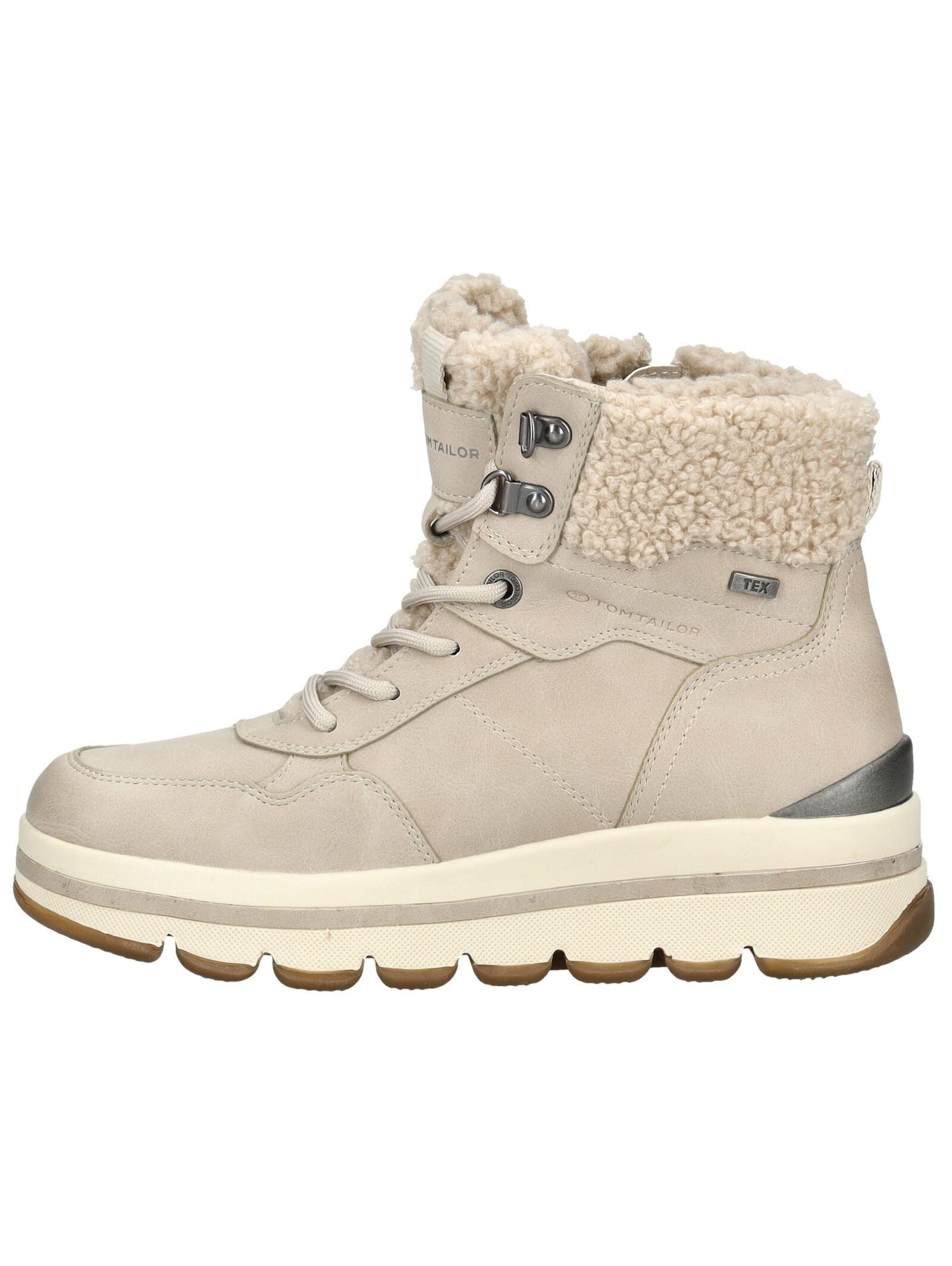 TOM TAILOR Tom Tailor Stiefelette Lederimitat/Textil Schnürstiefelette