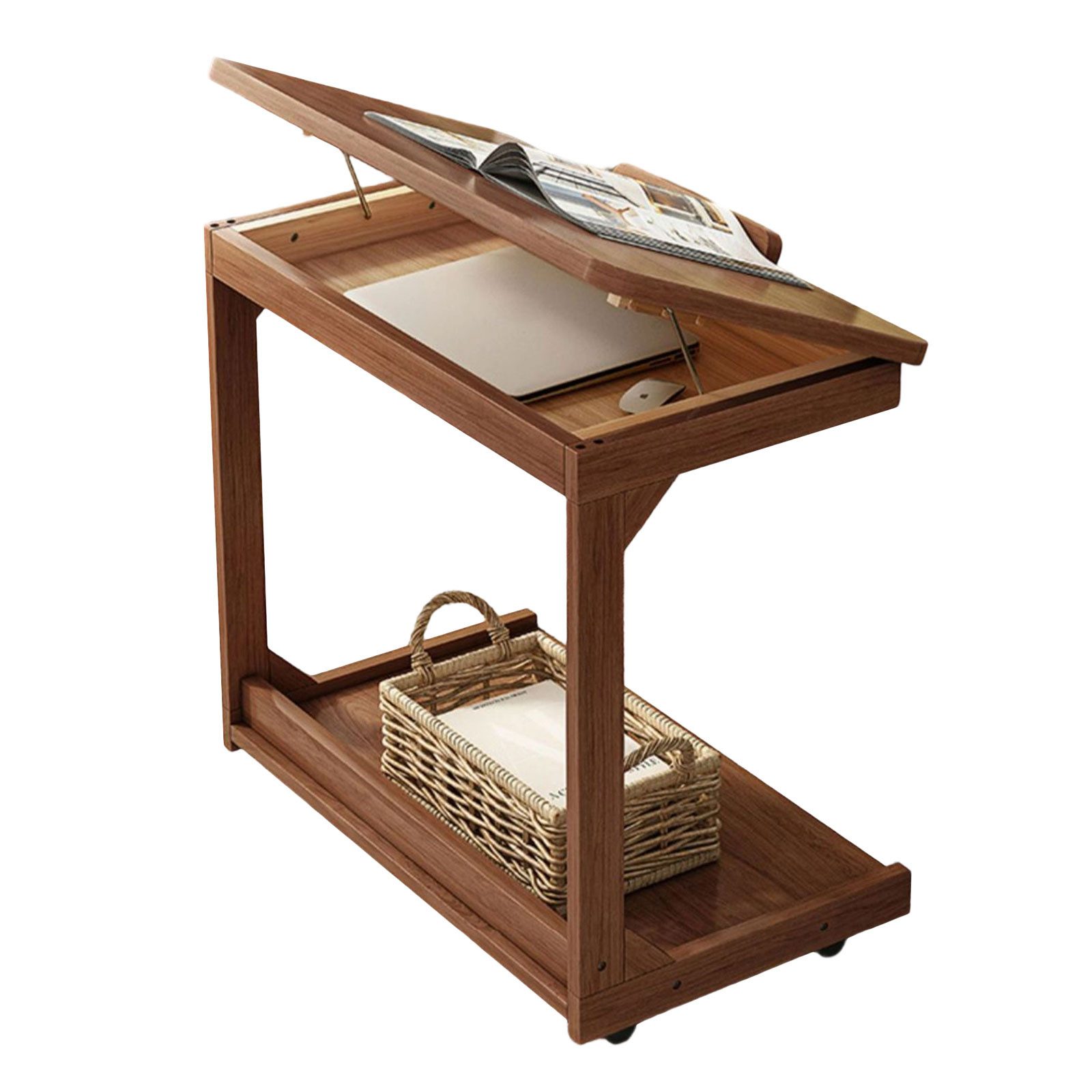 TWSOUL Beistelltisch 0-40° verstellbare Tischplatte Laptoptisch günstig online kaufen
