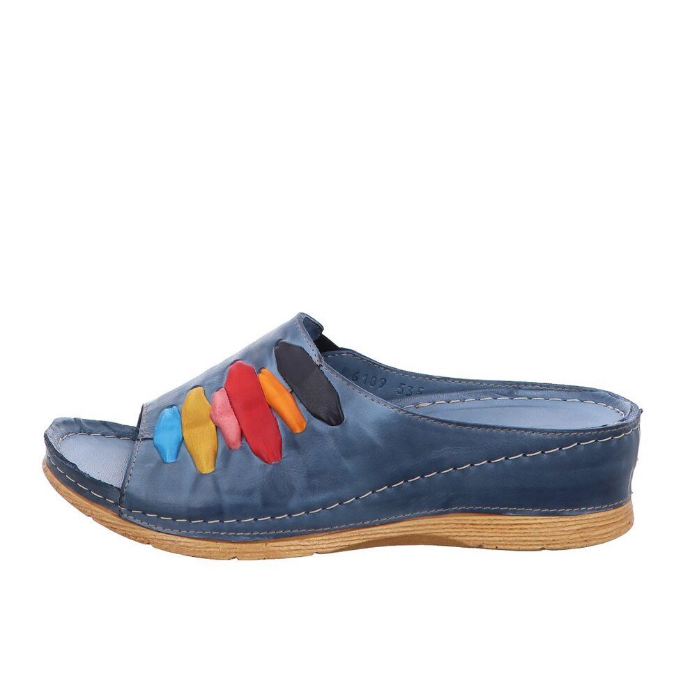 Gemini Gemini - Anilina Pantolette - Blau Pantolette