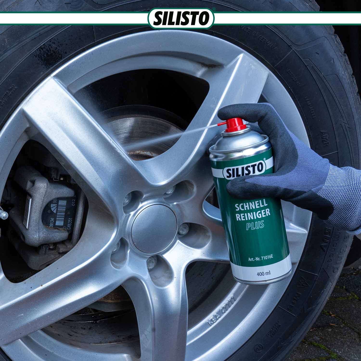 Silisto Schnellreiniger PLUS für Werkstätten, Maschinen & Metallteile 400 ml Universalreiniger (Reinigung ohne Demontage möglich, 360° sprühbar Nicht korrosiv, verdunstet schnell)