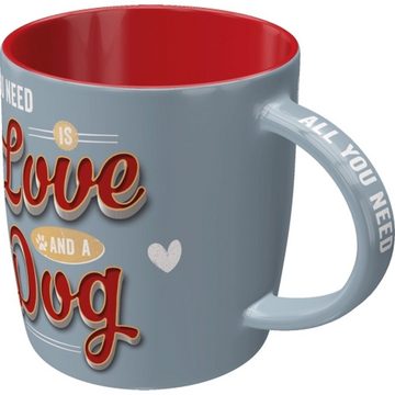 Nostalgic-Art Tasse Kaffeetasse - PfotenSchild - Love Dog