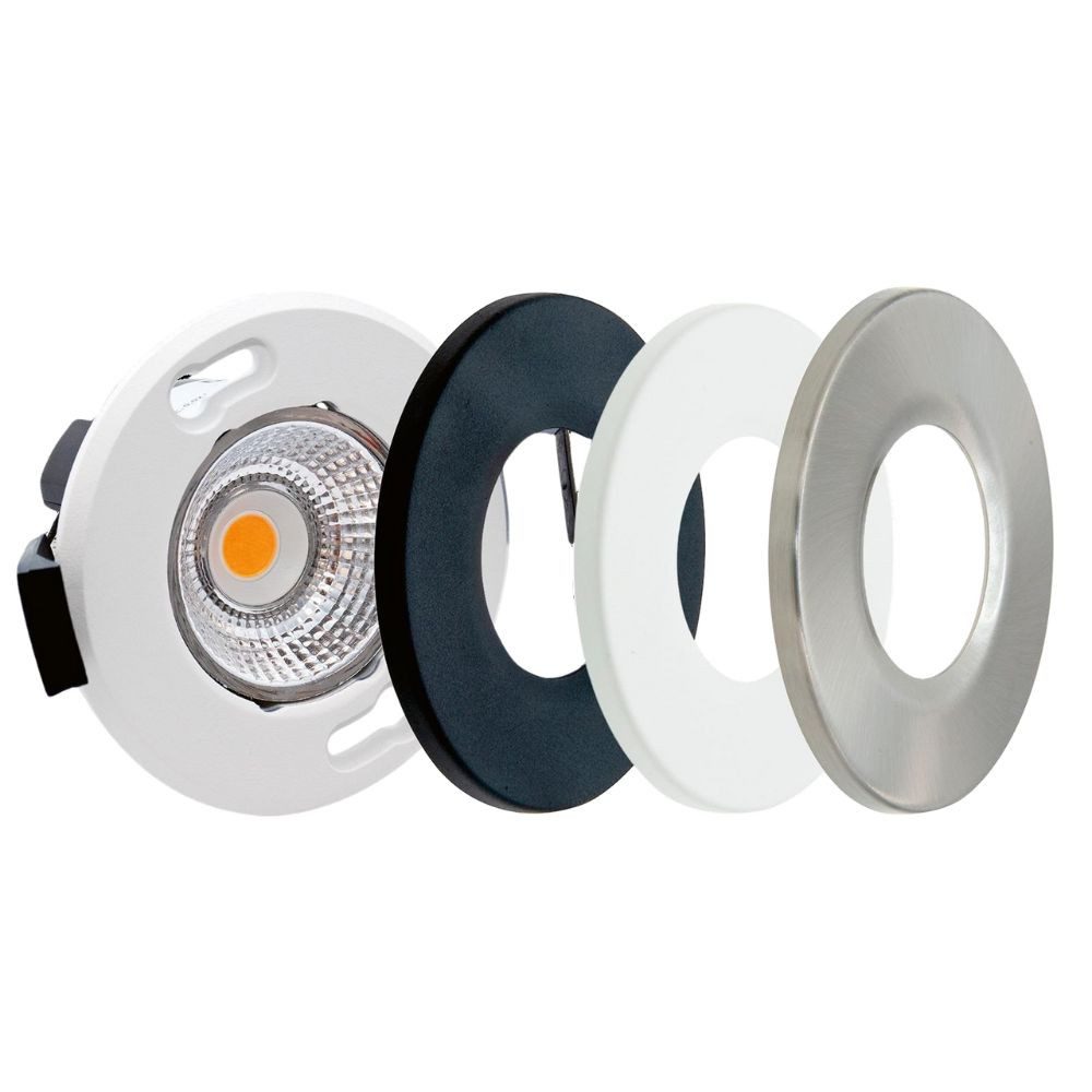 DOTLUX Smarte LED-Leuchte DOTLUX LED-Einbauleuchte MULTISCREW 5W 3000K dimmbar