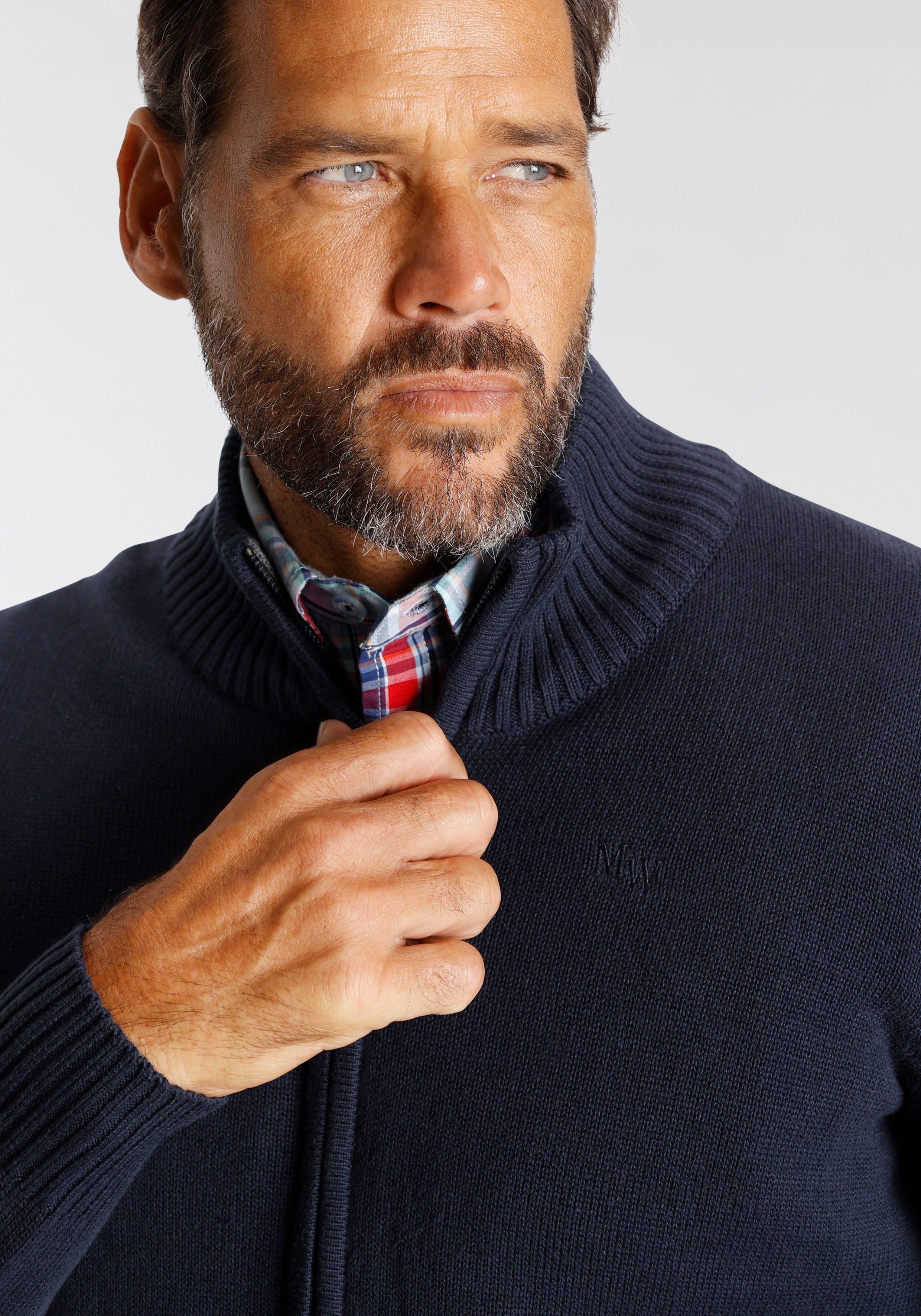 Man's World Strickjacke neue Farben! aus Baumwollmischung