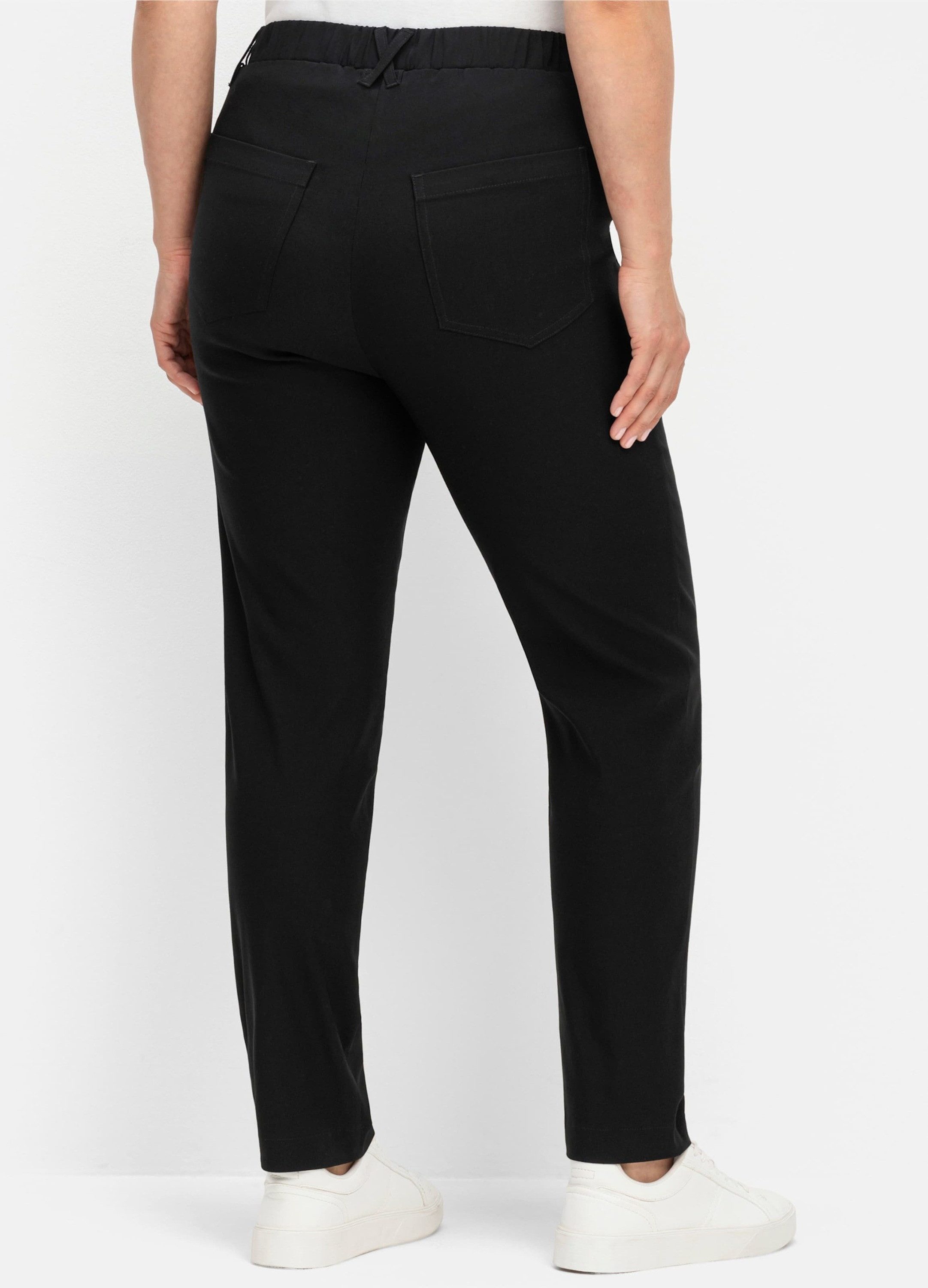 Sheego Jerseyhose Stretch-Hose mit Shaping-Einsatz im Bauchbereich günstig online kaufen