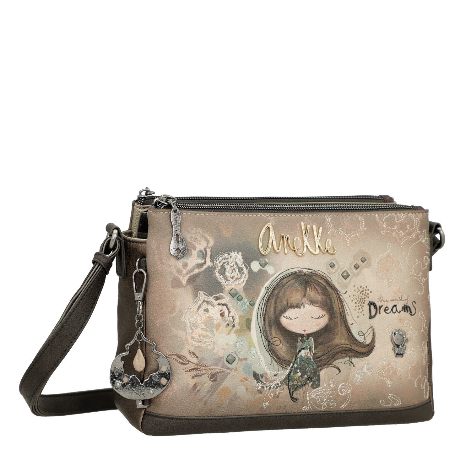 Anekke Umhängetasche Anekke Damen Umhängetasche Real multicolor (1, 1-tlg., günstig online kaufen