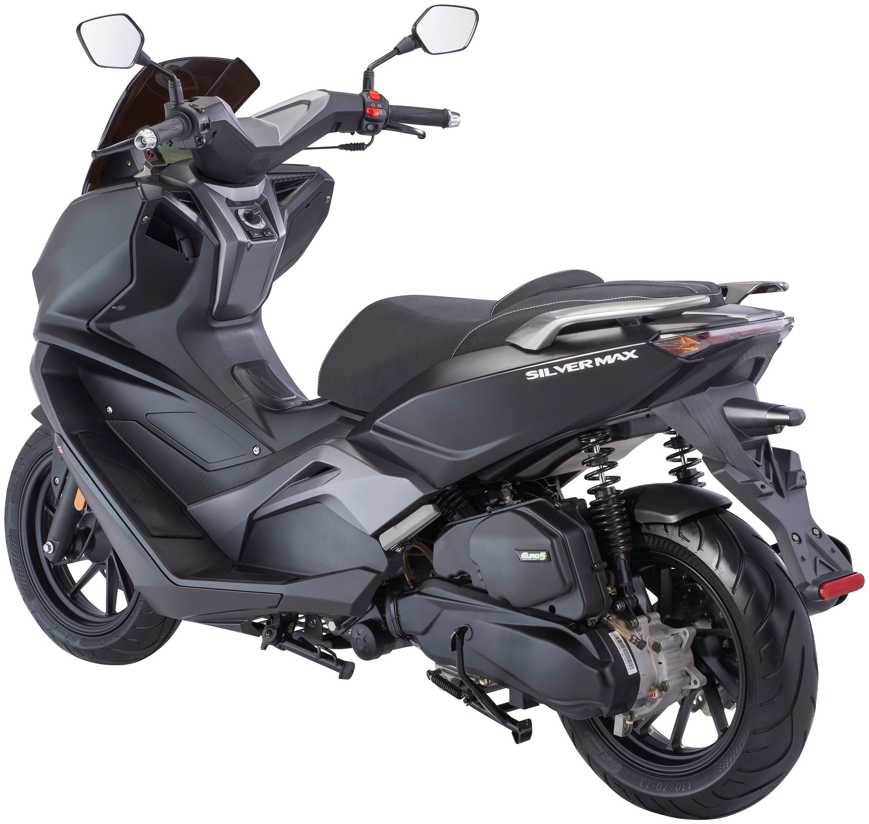 Luxxon Motorrad Silvermax, 124,6 Euro ccm, km/h, 5 85