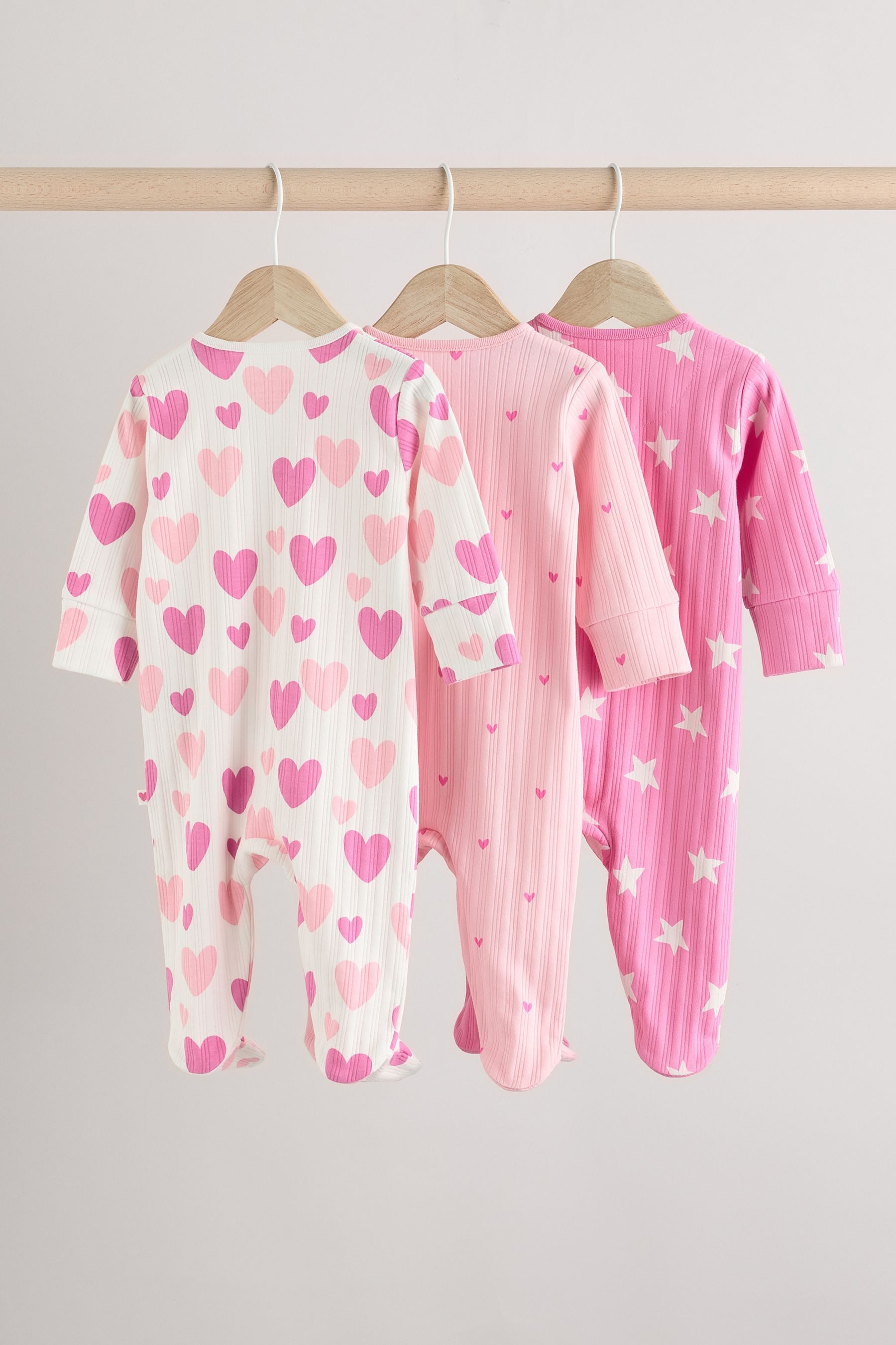 Next Schlafoverall Strampler Herz 100 % Baumwolle, günstig online kaufen