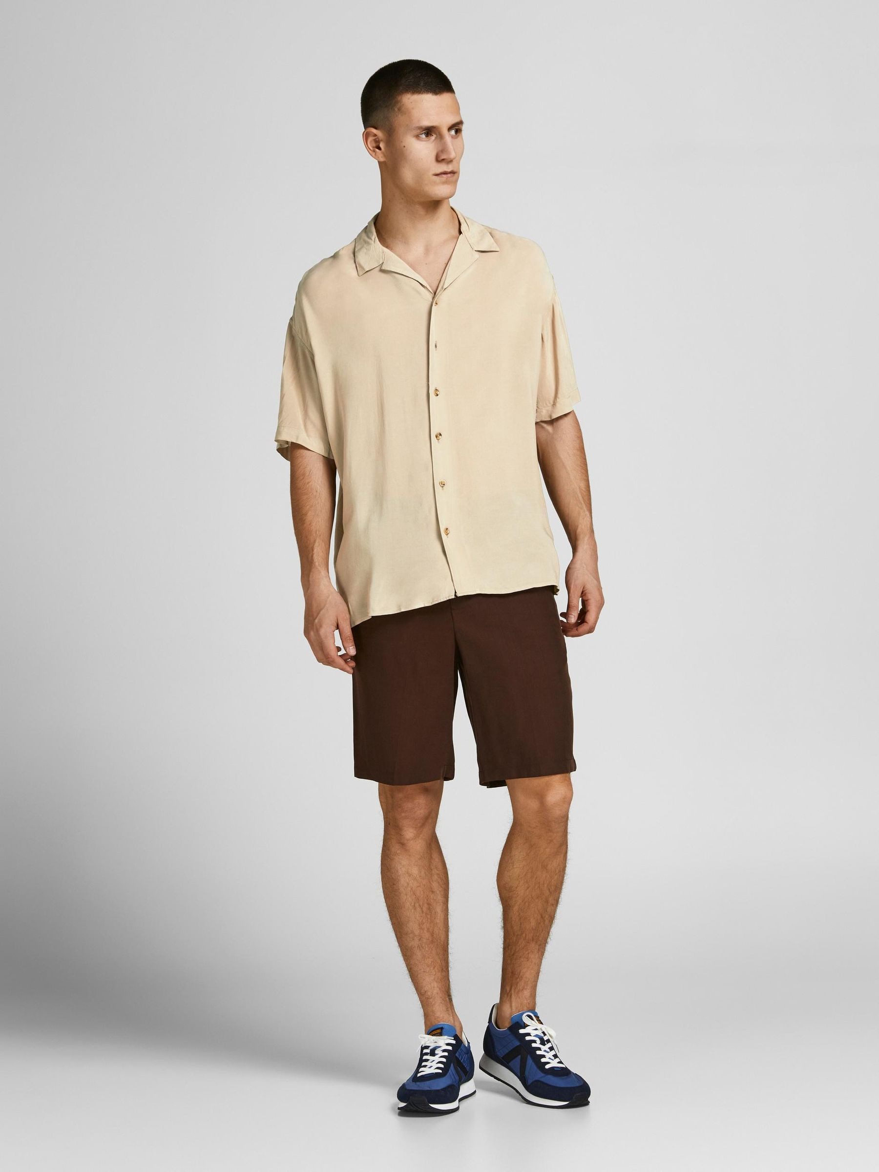 Jack & Jones Kurzarmhemd Leichtes Kurzarm Sommer Oberteil JWHTROPICfür JWHTROPIC RESORT SHIRT S/S RELAX S23