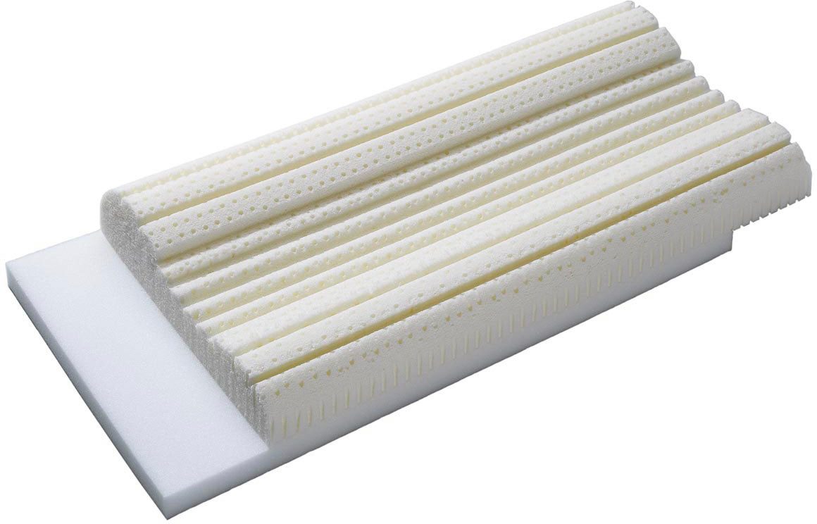 billerbeck Nackenstützkissen Latexi, Optimale Nackenabstützung, Füllung: VITA TALALAY® - Latex, Bezug: Feiner Satin (100% Baumwolle), versteppt mit AIRSOFT®clea – Bild 4 von 5