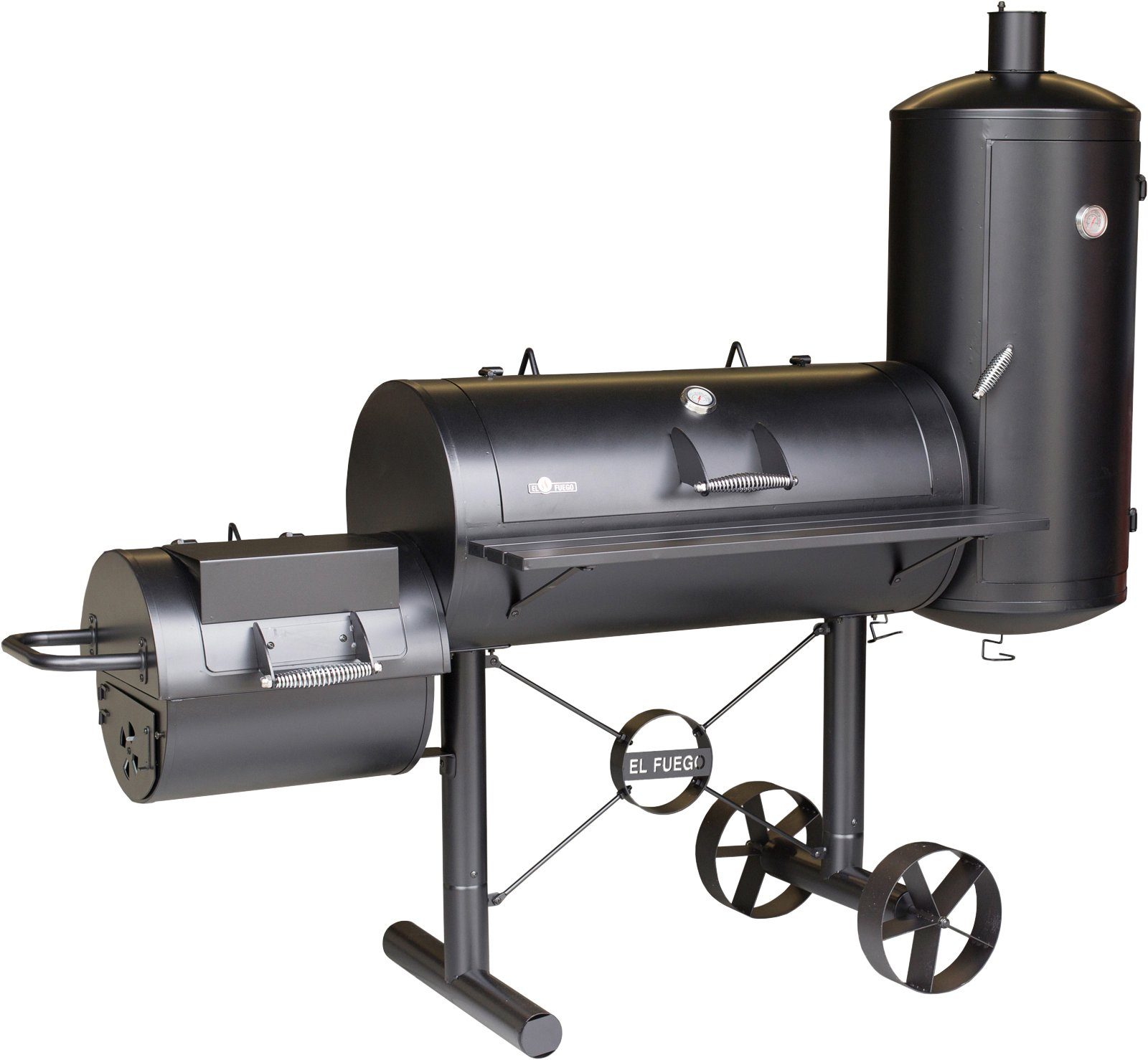El Fuego Smoker El Fuego® Smoker-Grill "Kiona" mit Räucherturm, 2  Thermometern