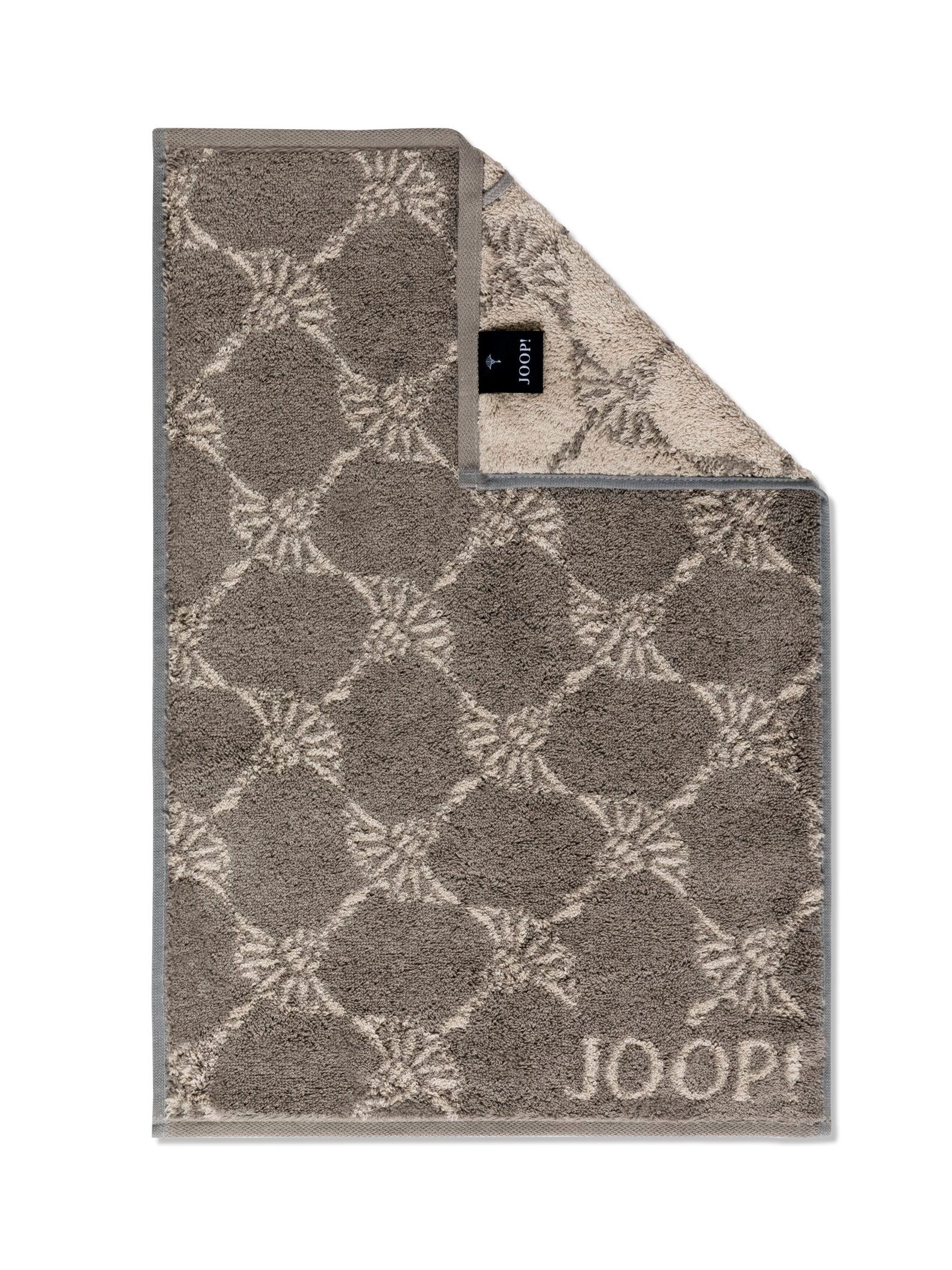 Joop! Gästehandtücher JOOP! LIVING - CLASSIC CORNFLOWER Gästetuch-Set, Textil (3-St) Graphit