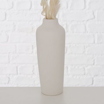 BOLTZE Dekovase 3er Set "Bianca" aus Porzellan in weiß, Vase Blumenvase (3 St)