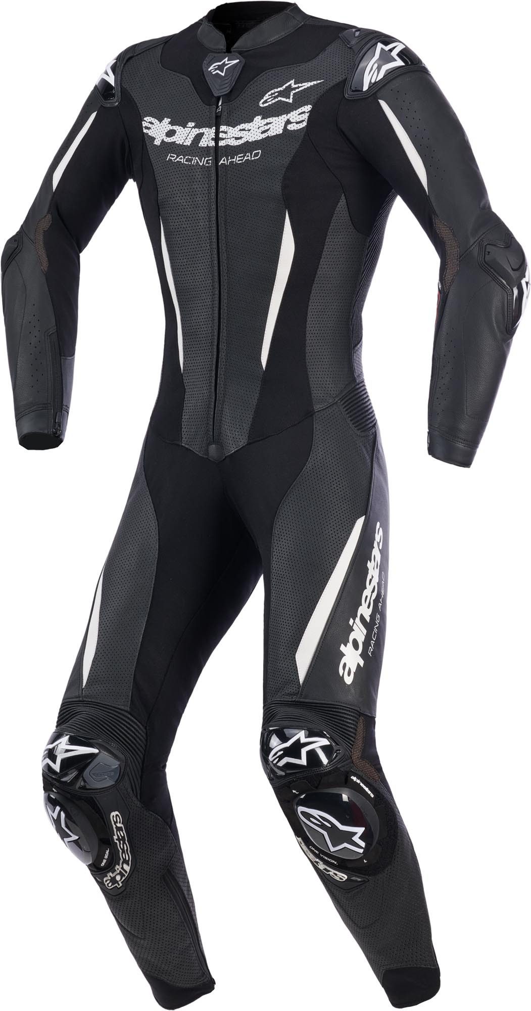 Alpinestars Motorradkombi Stella GP-R7 Damen 1-Teiler Motorrad Lederkombi Airbag vorbereitet,Ellenbogenprotektoren enthalten,mit Höcker,Kni