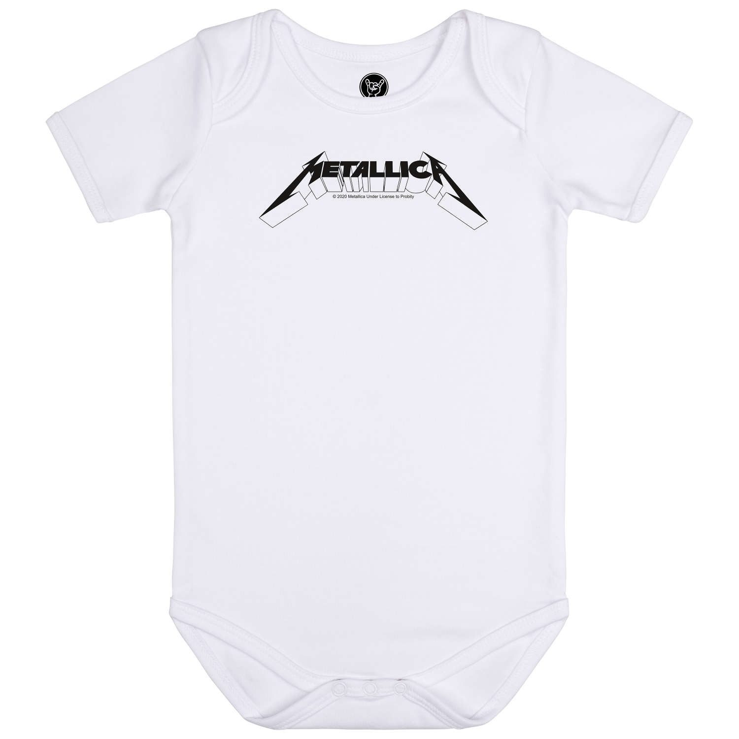 Kurzarmbody Metallica (Logo) - Baby Body